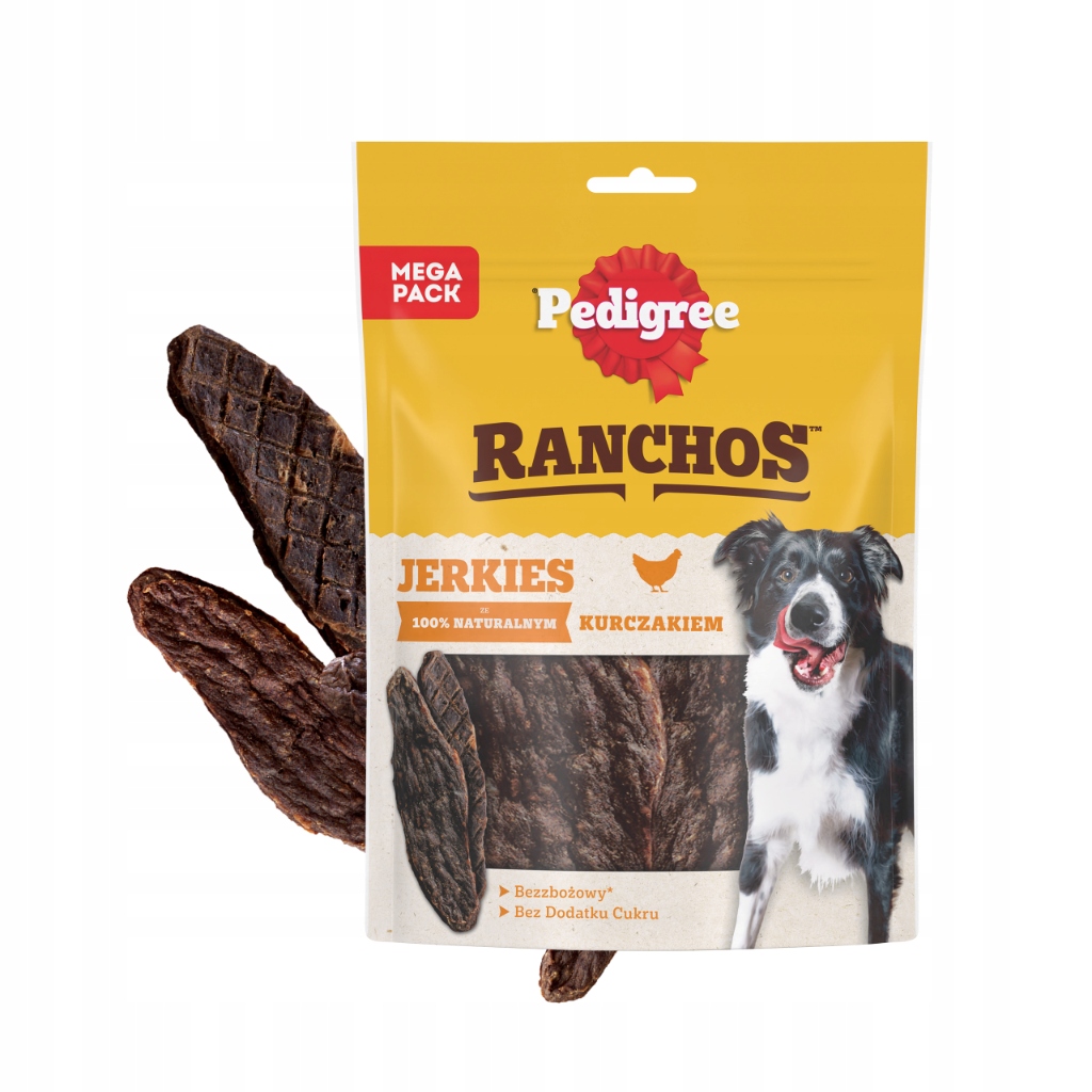 Pedigree Ranchos Jerkies z kurczakiem 180g – Pyszny przysmak dla Twojego psa