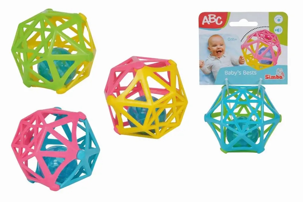 ABC Miękka piłka z kulką – Idealna zabawka dla najmłodszych