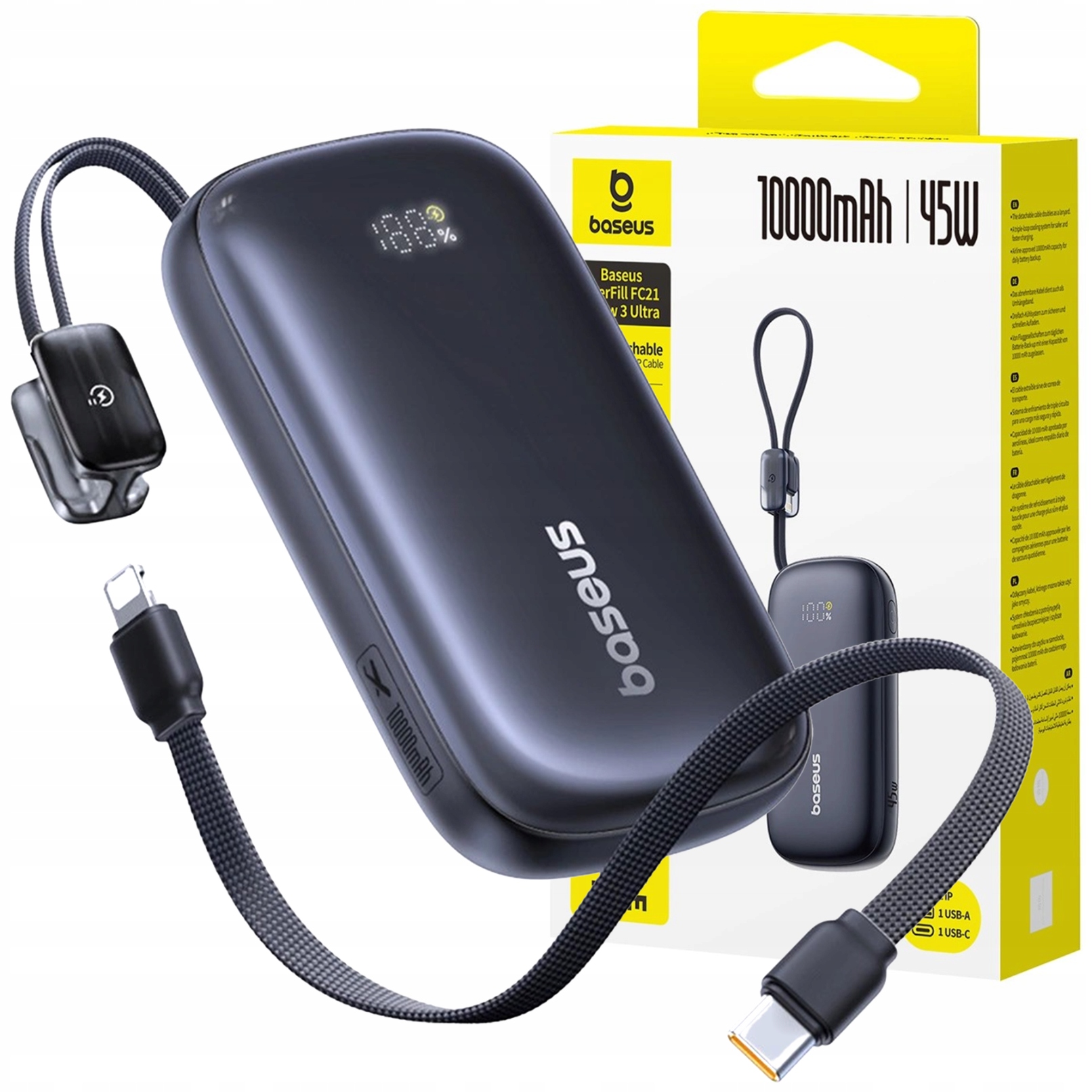 Powerbank EnerFill FC21 Qpow 10000mAh 45W – Twoje źródło energii w podróży