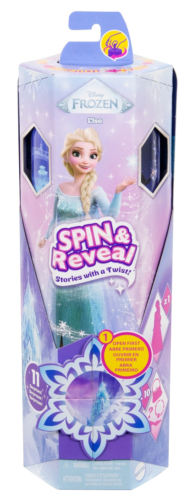 Interaktywne doświadczenie rozpakowywania z lalką Elsą