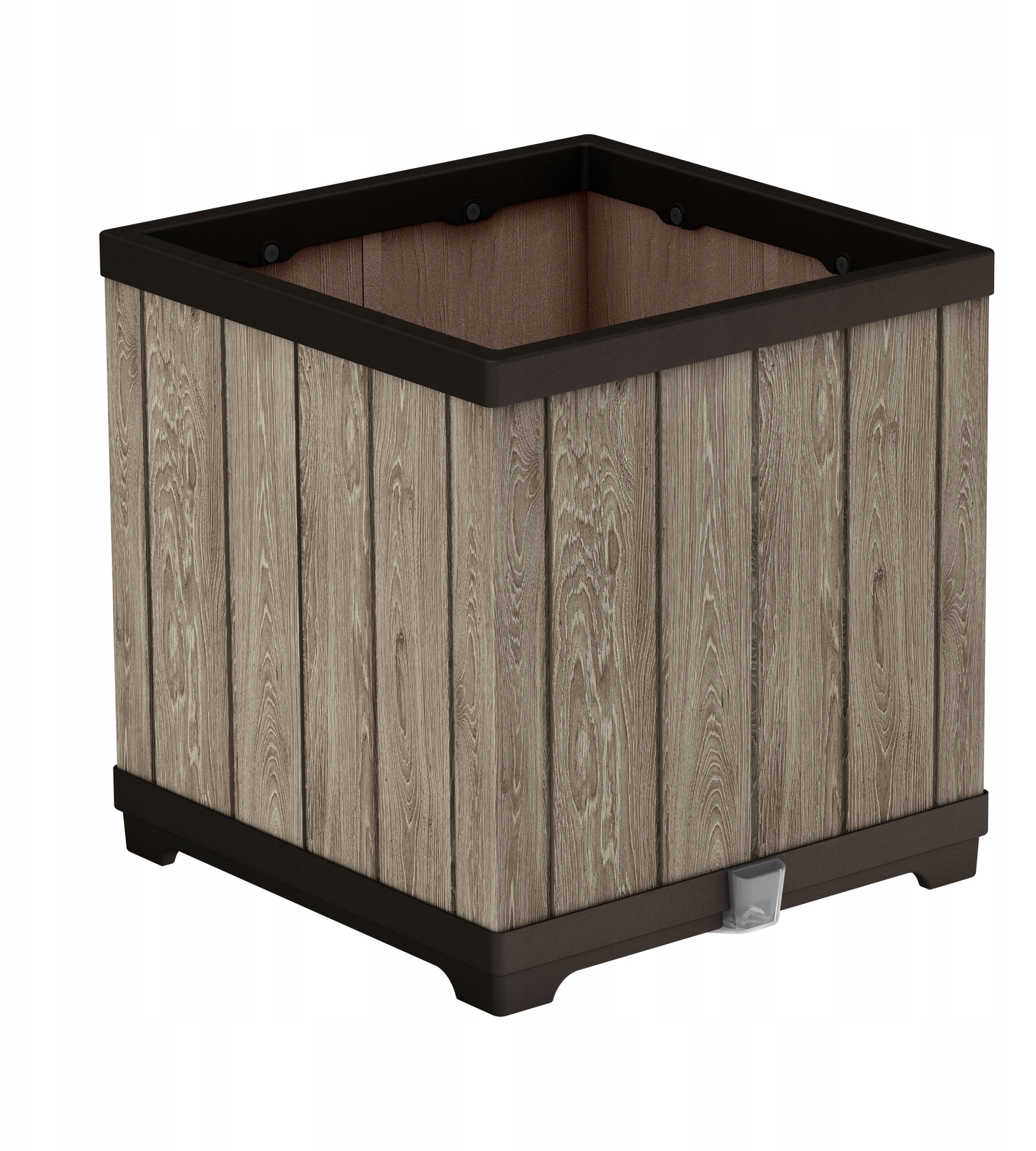 KETER DONICA OGRODOWA DECO 61L BRĄZOWA – Nowoczesny element Twojego ogrodu