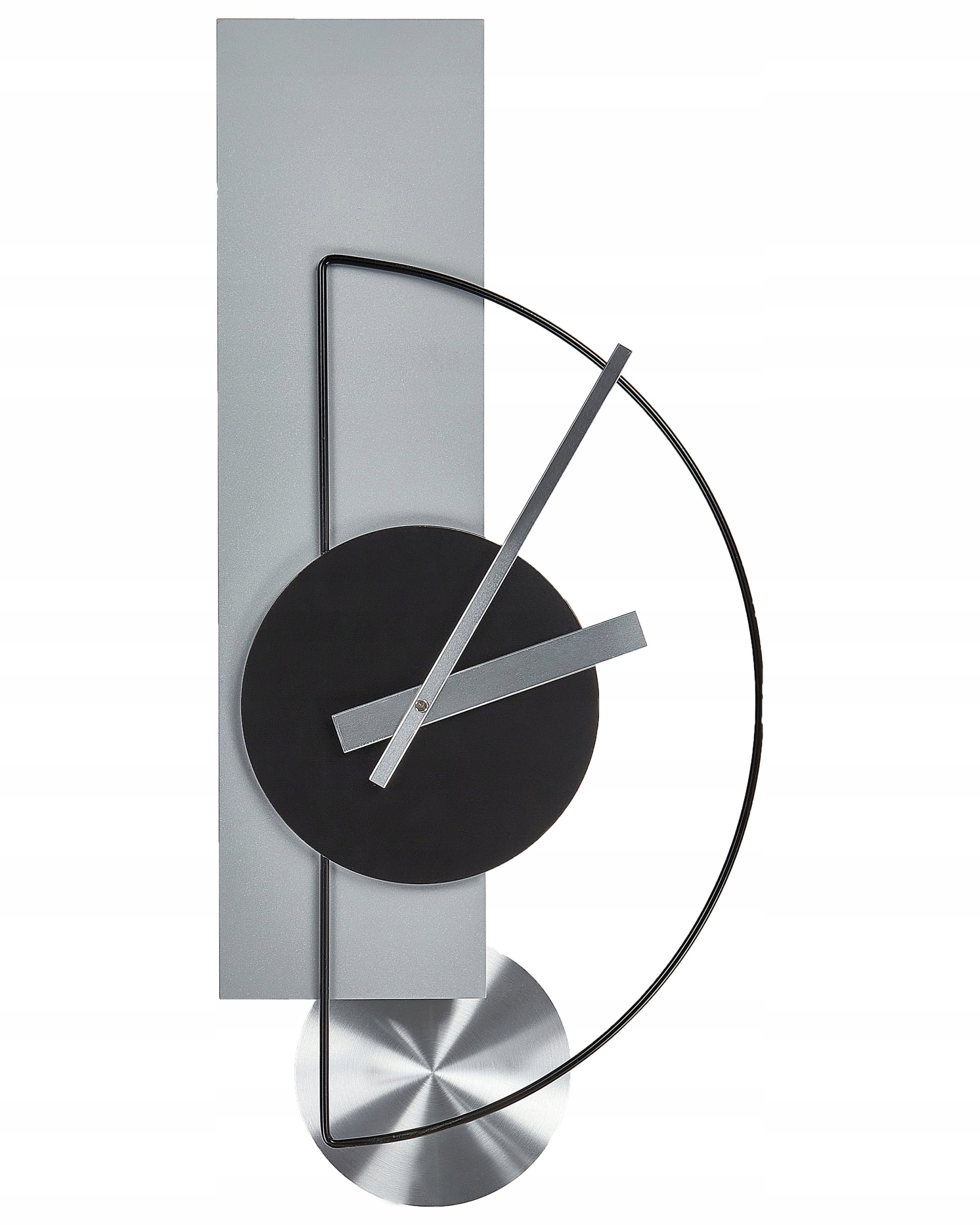 Zegar ścienny CEVINS 31 cm Metal Jasnoszary Lumarko – Elegancka dekoracja do każdego wnętrza