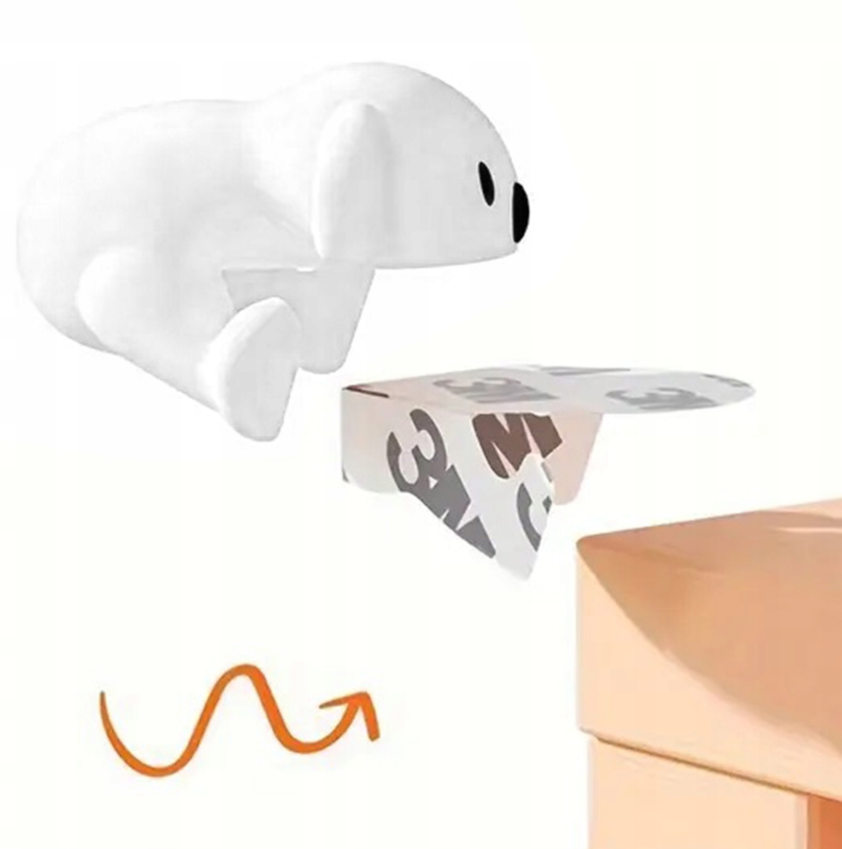 Łatwy montaż dzięki mocnej taśmie dwustronnej