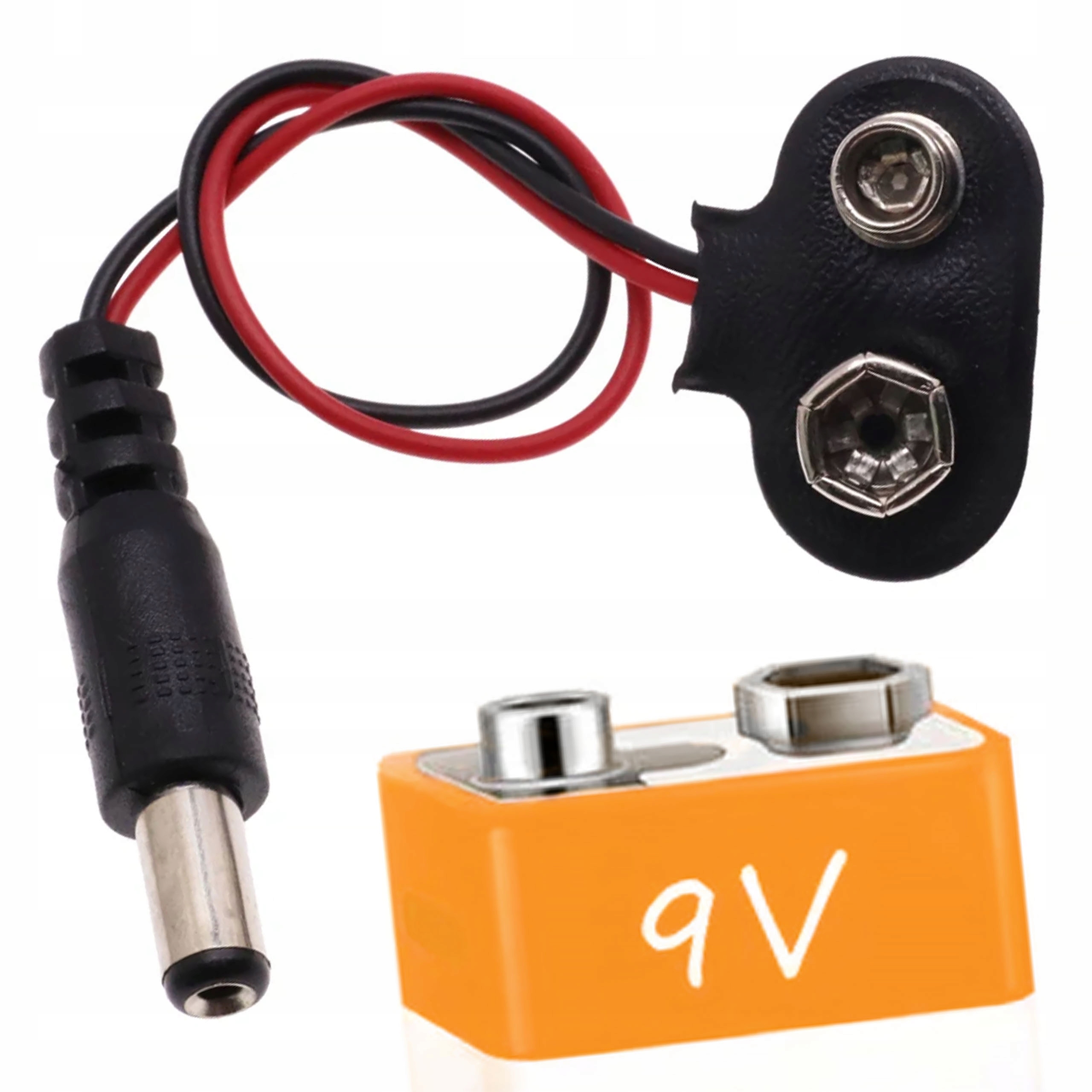 ROSFIX KONEKTOR ADAPTER BATERII 9V DC 2.1/5,5 – Idealne rozwiązanie do zasilania
