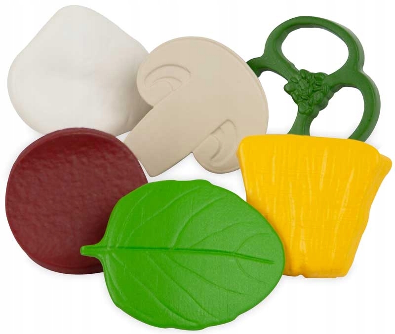 Zestaw z różnorodnymi dodatkami do pizzy