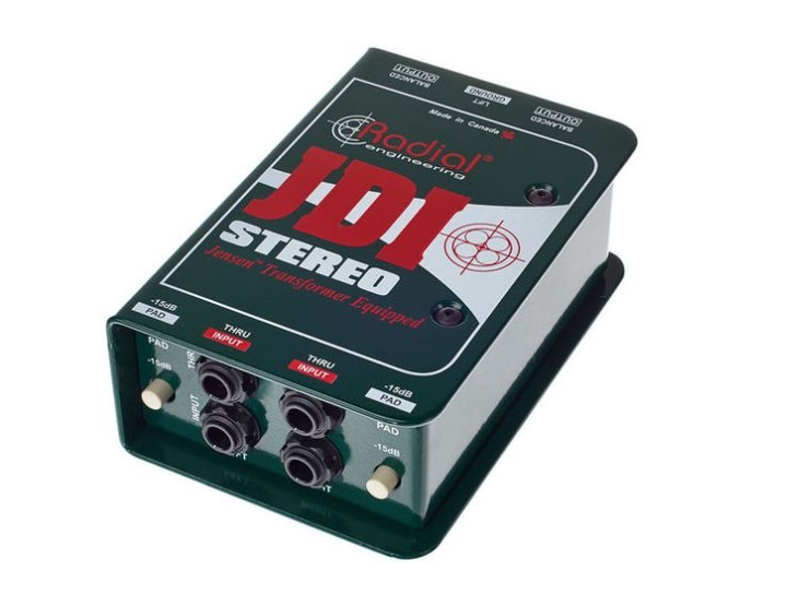 Radial Engineering JDI Stereo Pasywny stereofoniczny DI Box – Profesjonalna jakość dźwięku