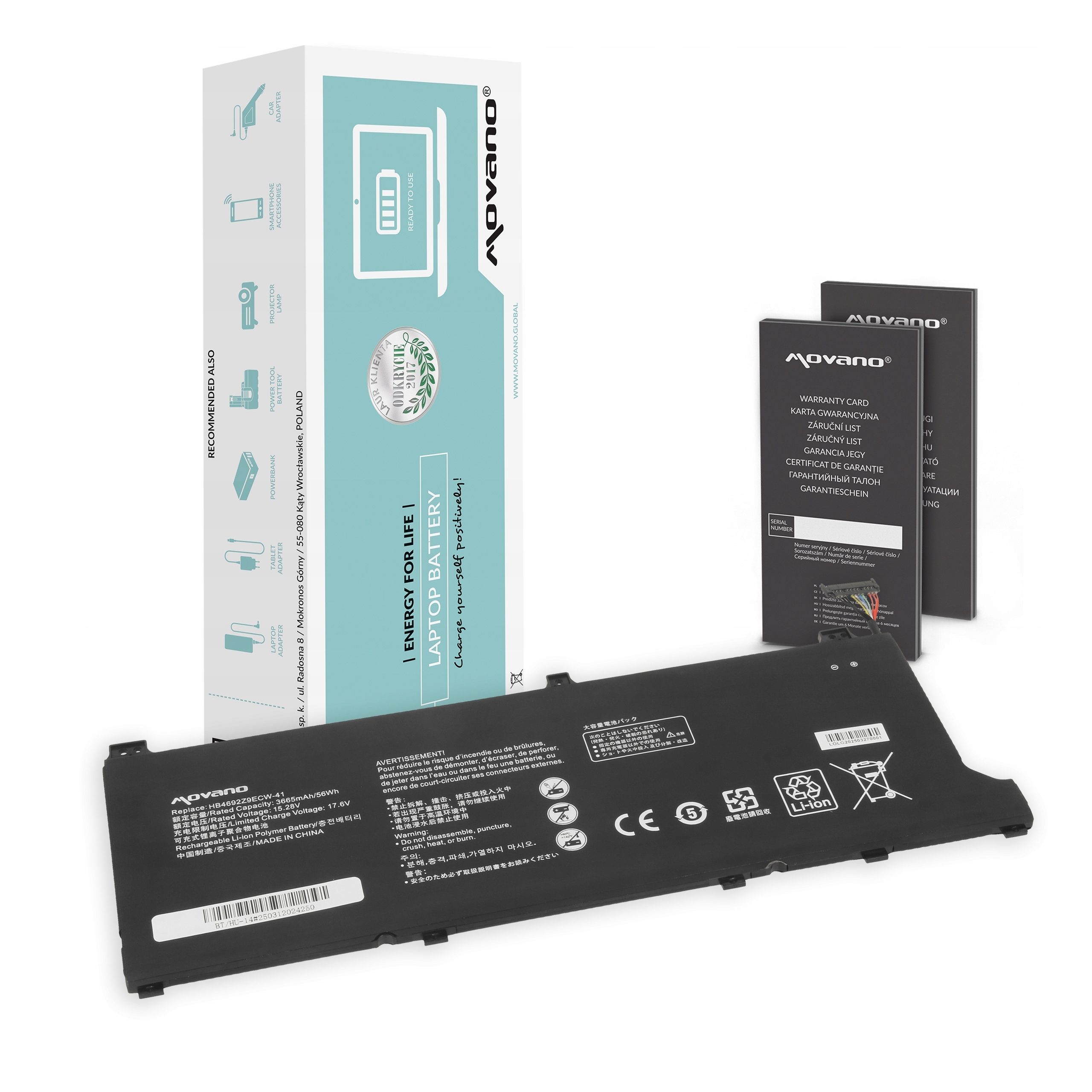 Bateria HB4692Z9ECW-41 do Huawei Honor Magicbook 14 i MateBook D14 – Wydajność i niezawodność