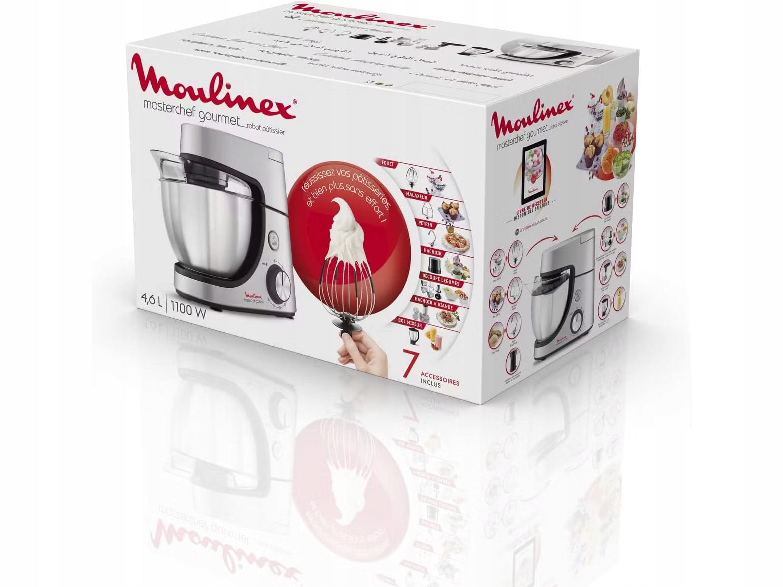 Wbudowane akcesoria – Blender, krajalnica i maszynka do mielenia