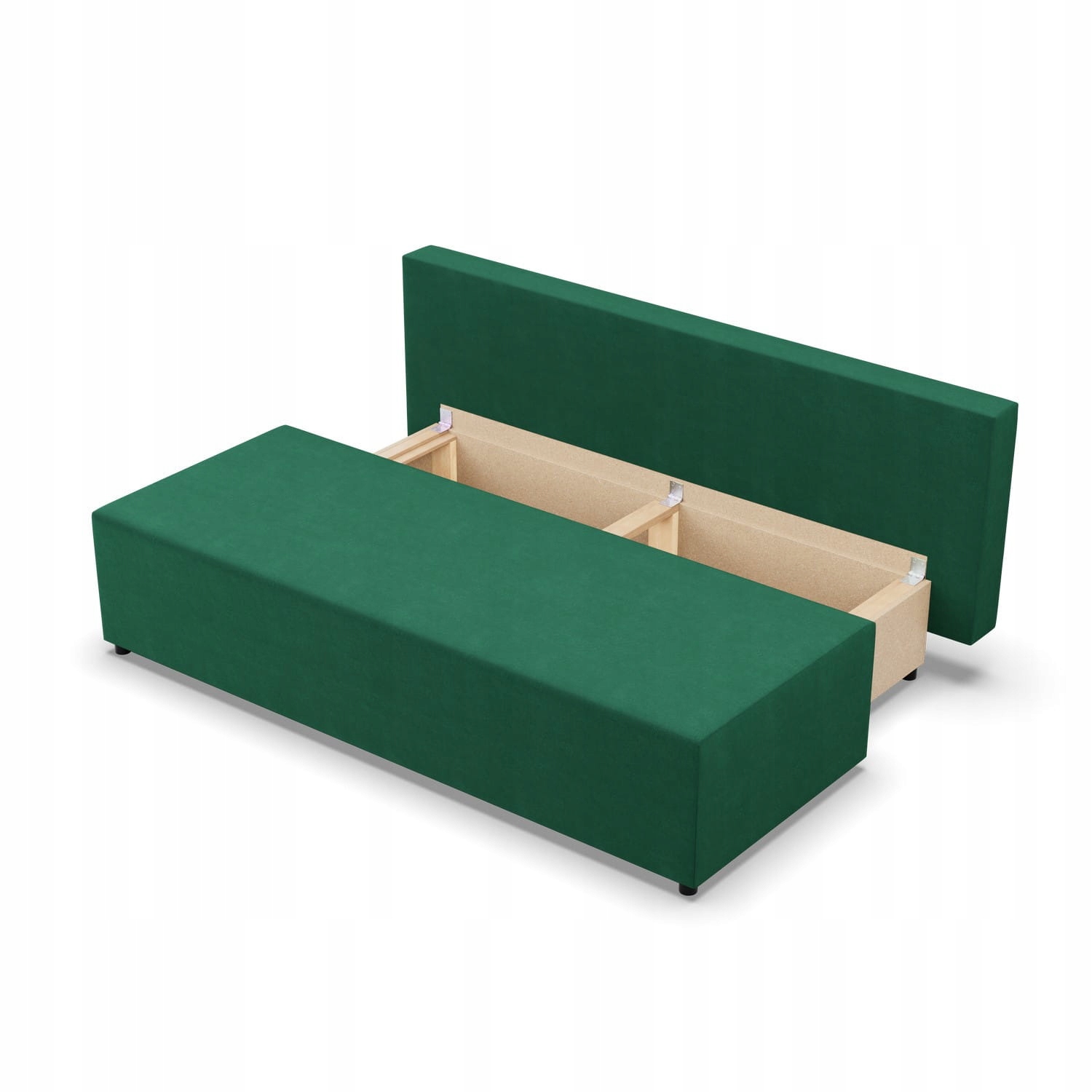 Funkcja spania i praktyczny pojemnik na pościel