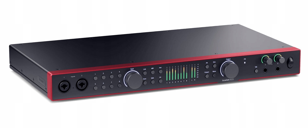 Focusrite Scarlett 18i20 (4. generacja) – Profesjonalna karta dźwiękowa USB