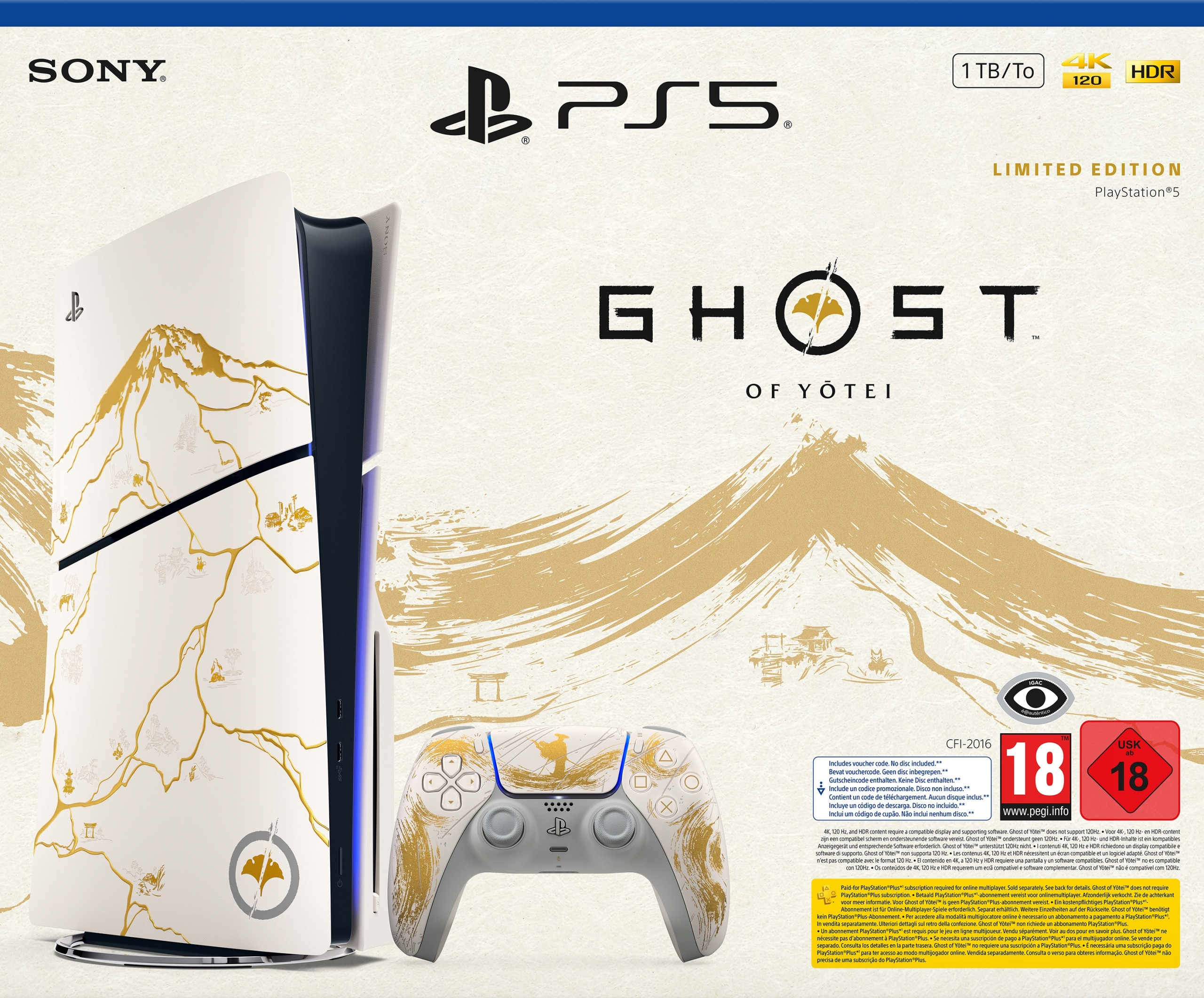 Konsola Sony PlayStation 5 Slim Disc Version (Ghost of Yotei Bundle) – Nowa era gier