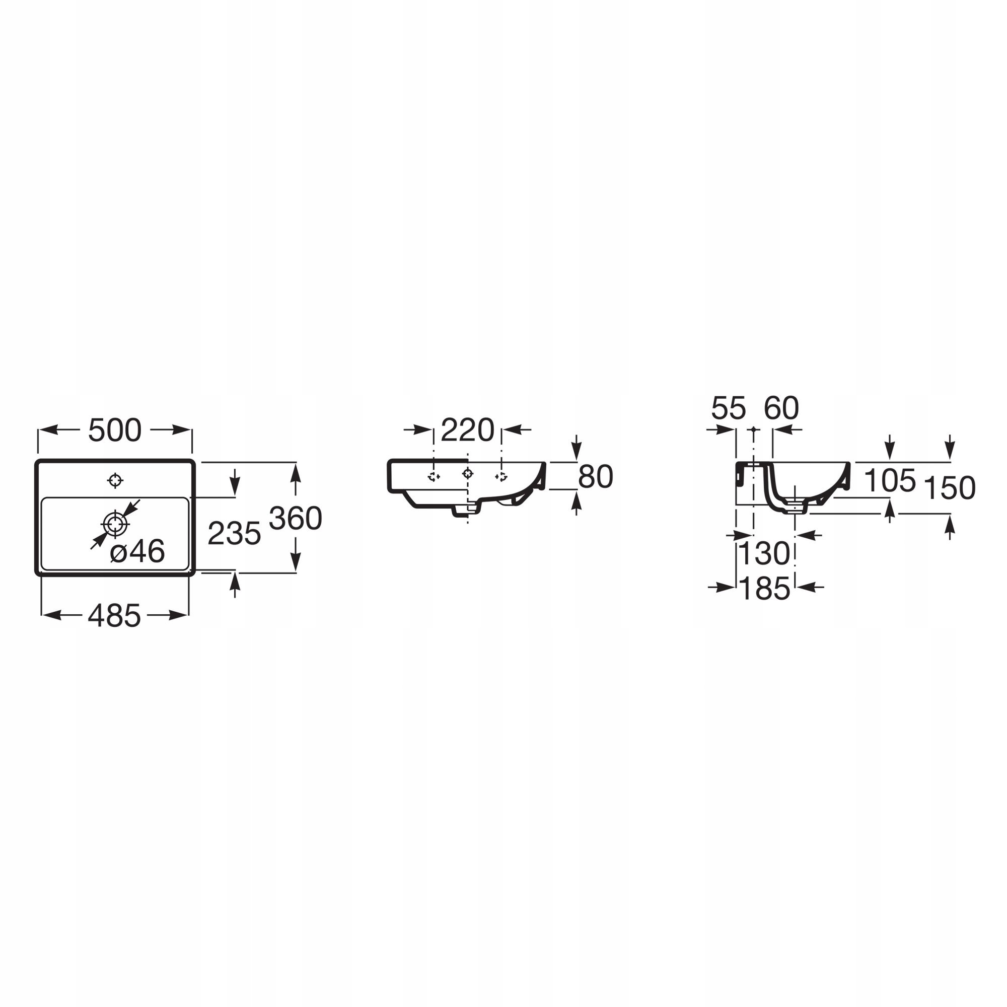 Wymiary i pojemność umywalki – Idealne dopasowanie do małych przestrzeni