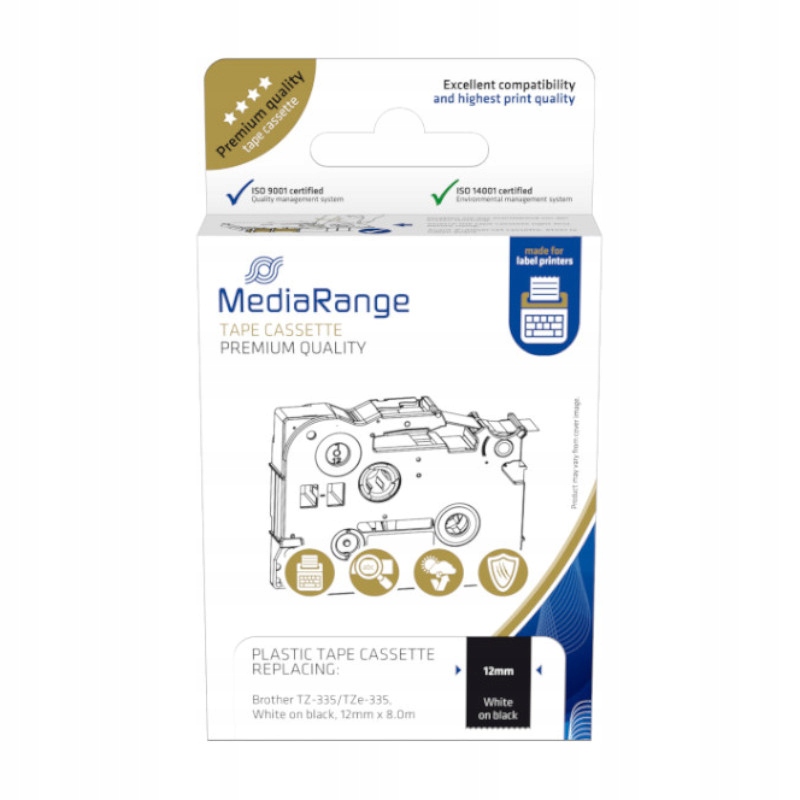 Kolor nadruku: biały na czarnym tle