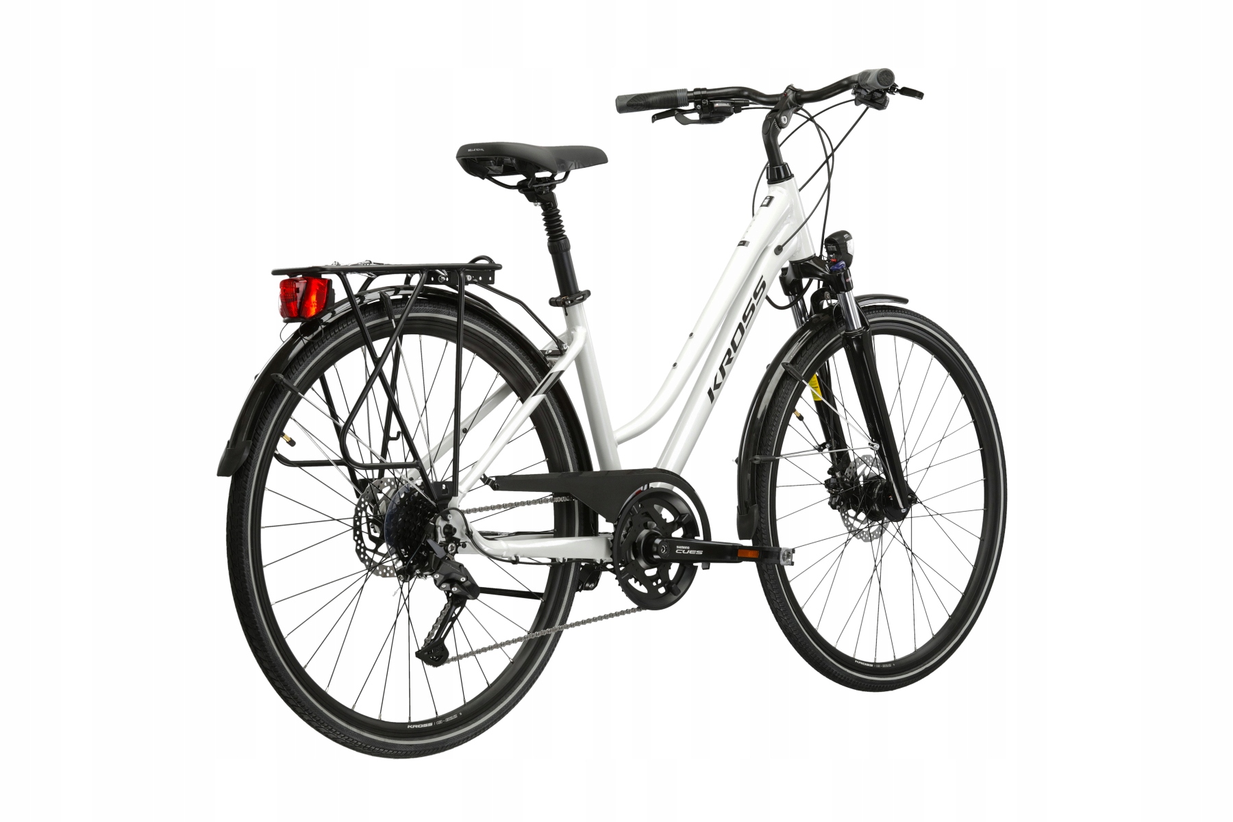 Wygodne wyposażenie dodatkowe: bagażnik, błotniki, oświetlenie