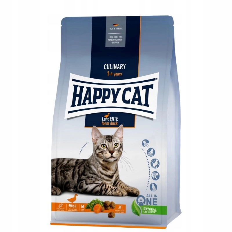 Happy Cat Culinary Farm Duck – Bezzbożowa karma dla dorosłych kotów