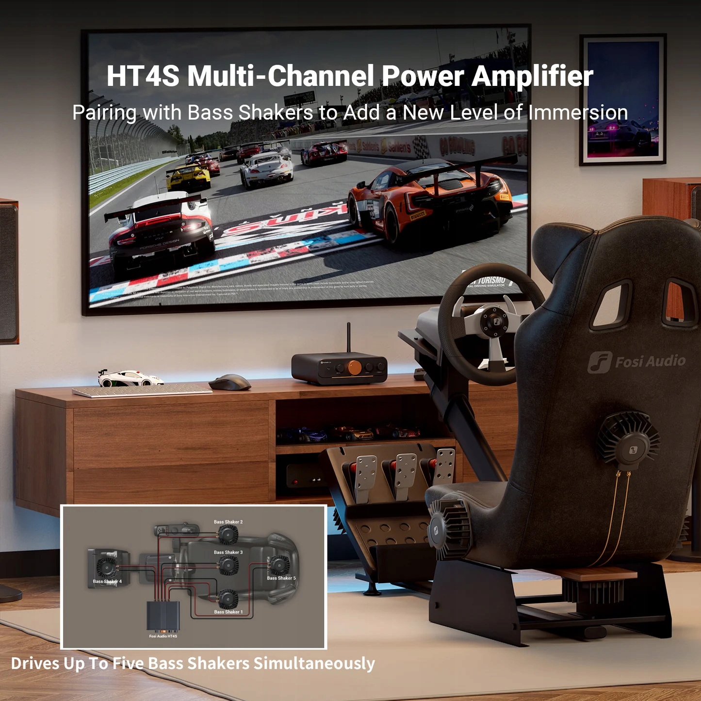 Wzmacniacz Fosi Audio HT4S – Doskonałe brzmienie w Twoim domu