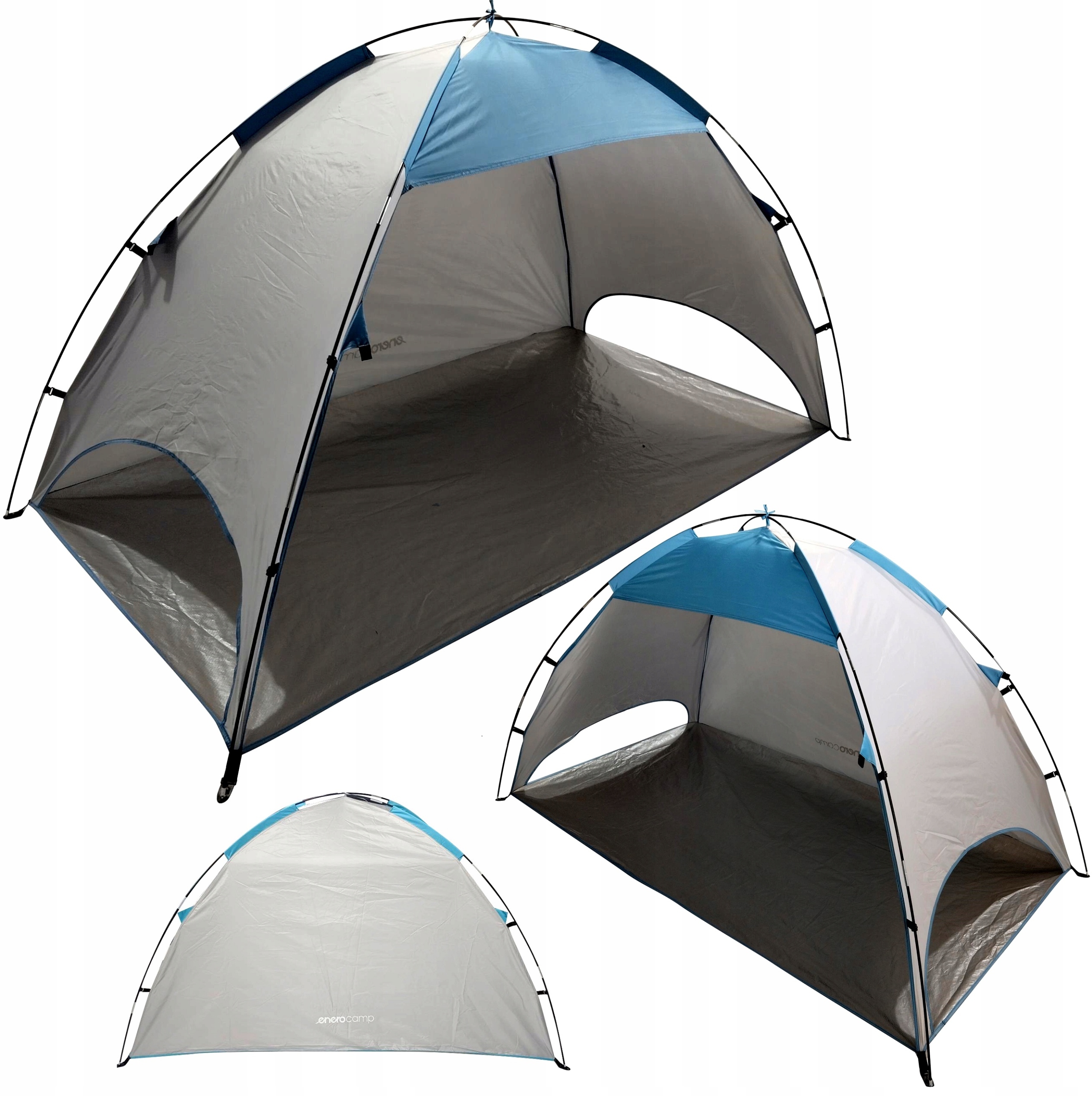 Namiot parawan plażowy 220x115x120cm EneroCamp – Twój idealny towarzysz na plaży