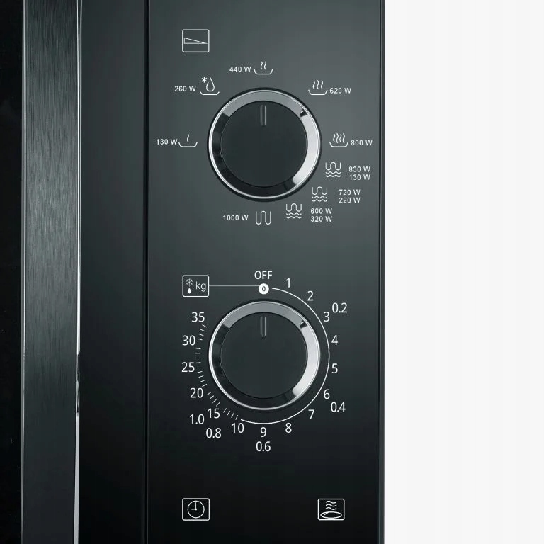 Moc mikrofalowa 800 W – Szybkie podgrzewanie i grillowanie