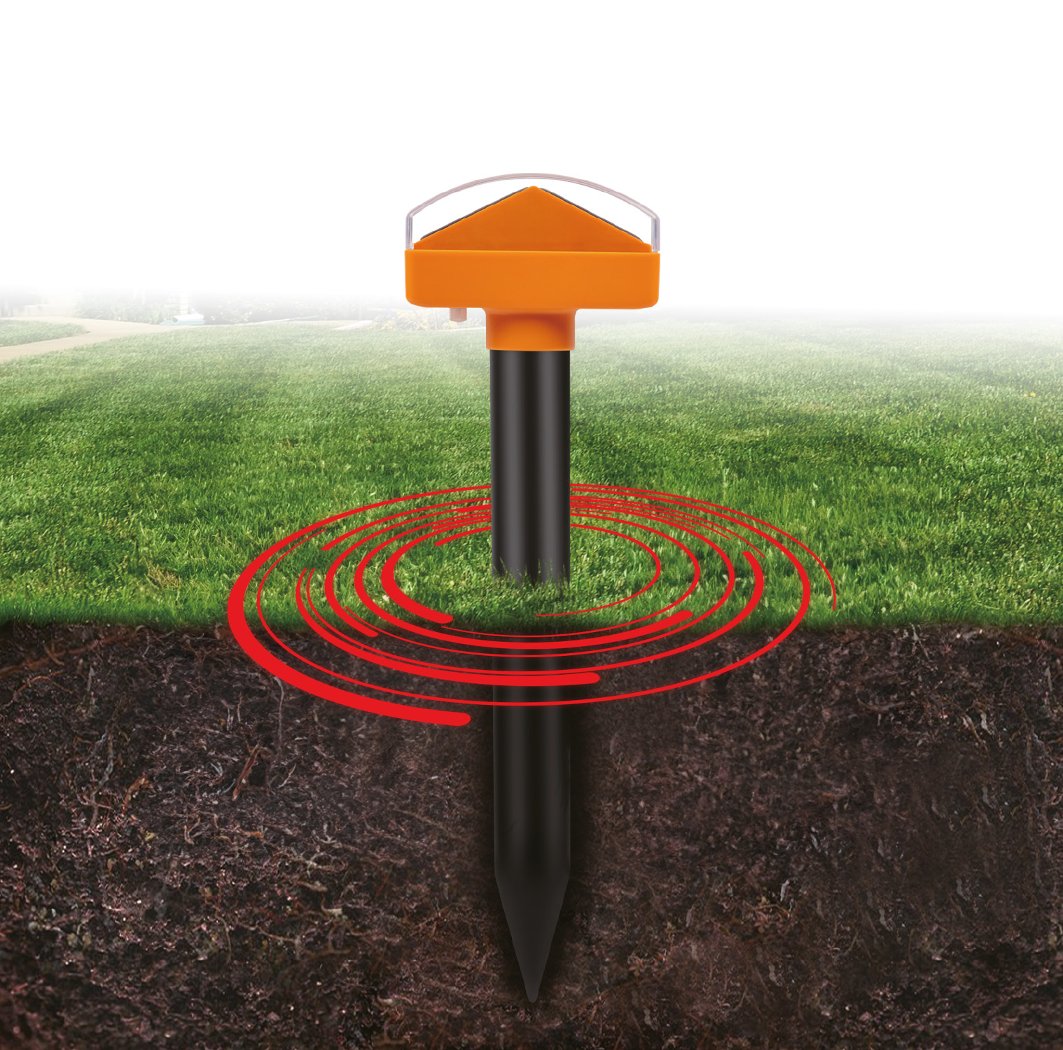 Solarny Ultradźwiękowy Odstraszacz Kretów Thor Hammer – Skuteczna ochrona Twojego ogrodu