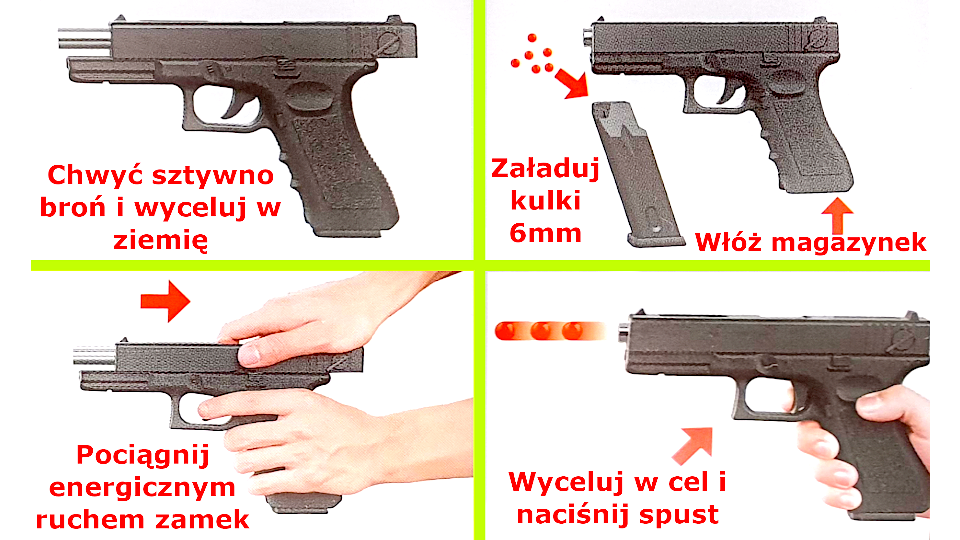 Instrukcja pierwszego strzału