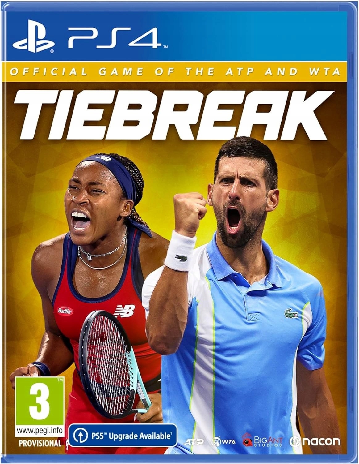 TIEBREAK: Oficjalna gra ATP i WTA na PS4 – Wejdź do świata tenisa!
