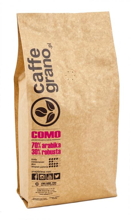 Złożony blend 70% Arabika i 30% Robusta
