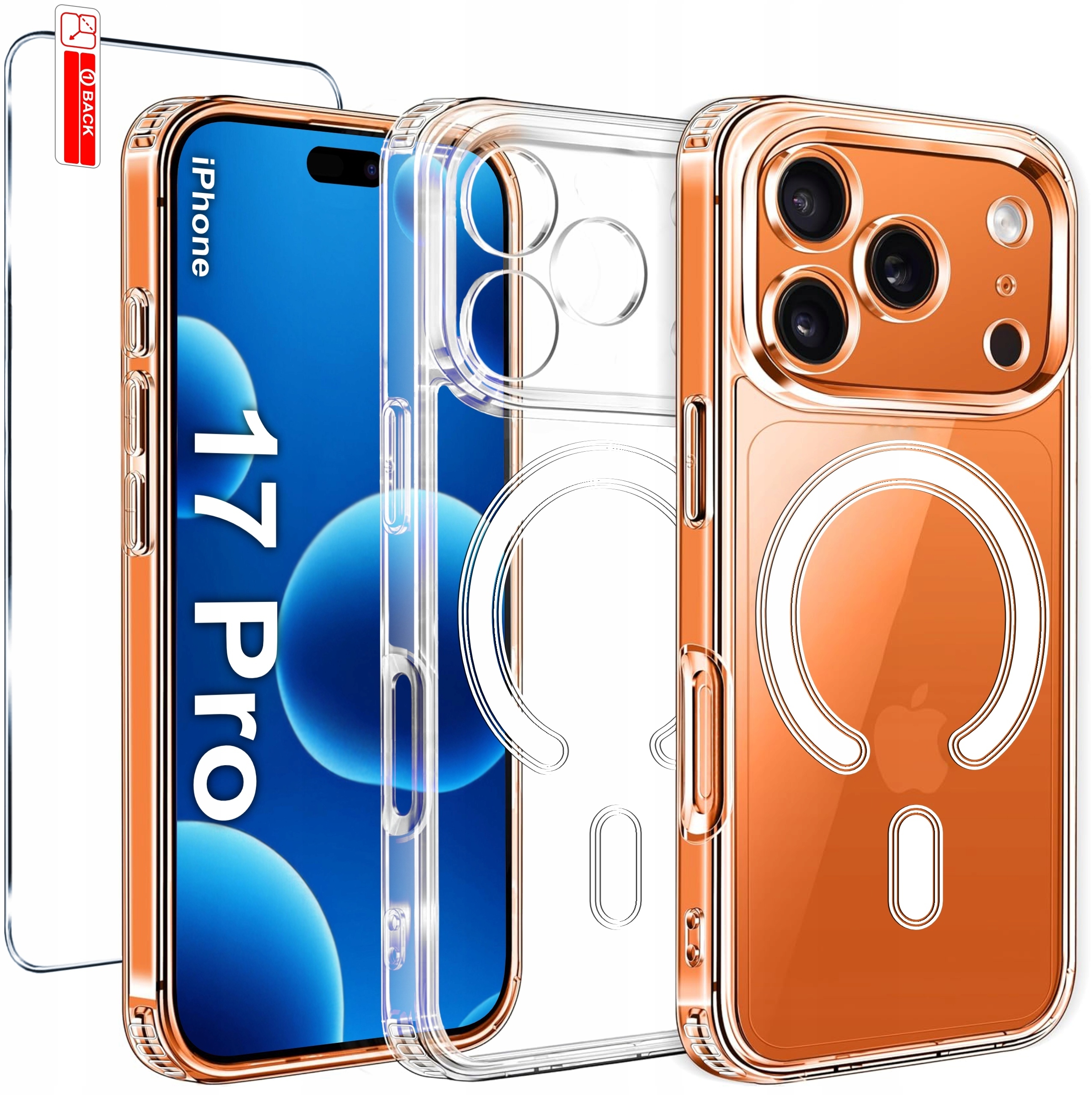 Etui Magnetyczne Przezroczyste do iPhone 17 Pro – Styl i Ochrona w Jednym