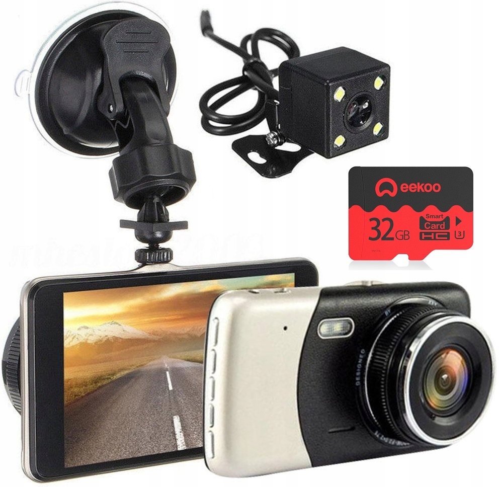 REJESTRATOR JAZDY KAMERA FULL HD PRZÓD TYŁ COFANIA – Twoje oczy na drodze