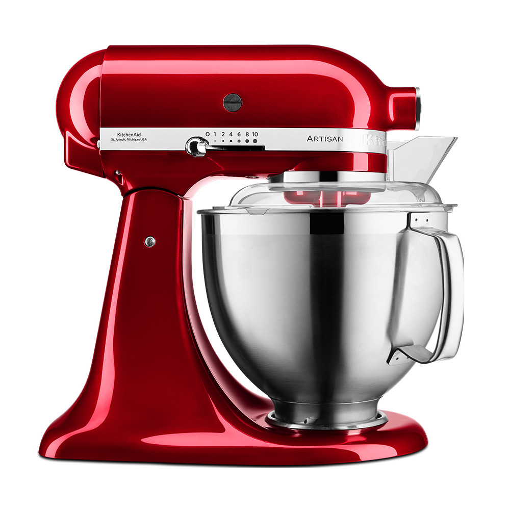 Robot planetarny KitchenAid Artisan 5KSM185PSECA Candy Apple – Twój niezawodny pomocnik w kuchni