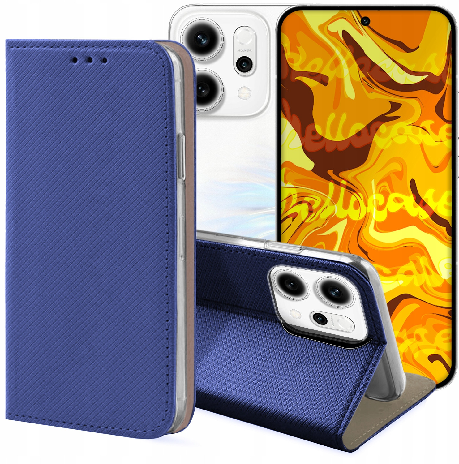 Etui z klapką do Oppo Reno14 – Elegancka ochrona dla Twojego telefonu