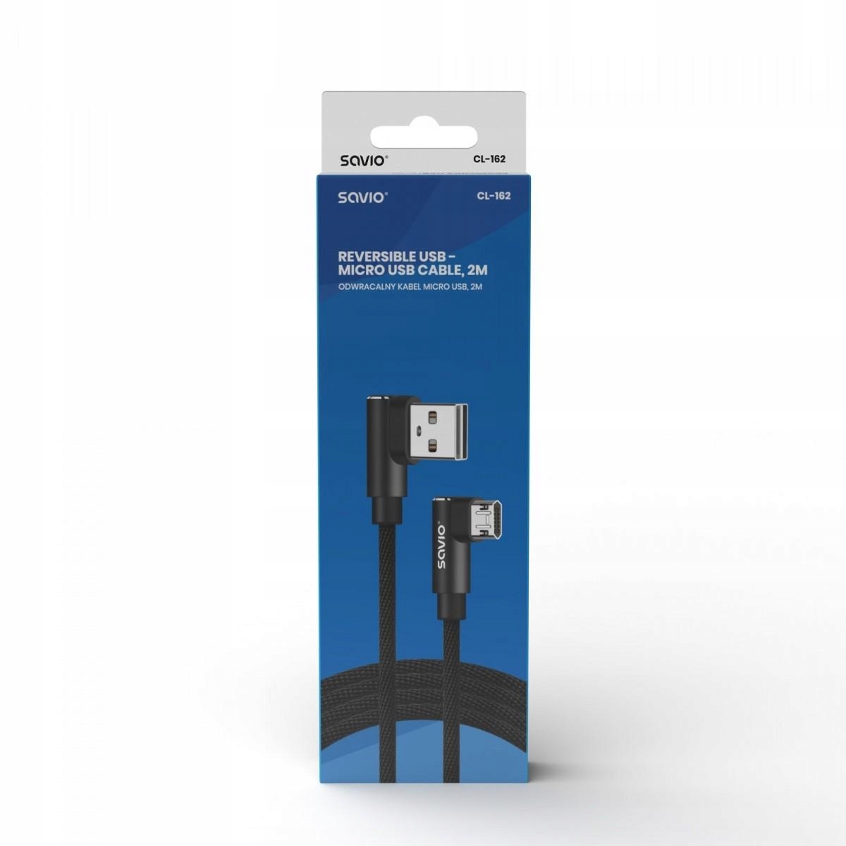 Kabel USB-A - microUSB 2 m Czarny (CL-162) – Komfort i wygoda w ładowaniu