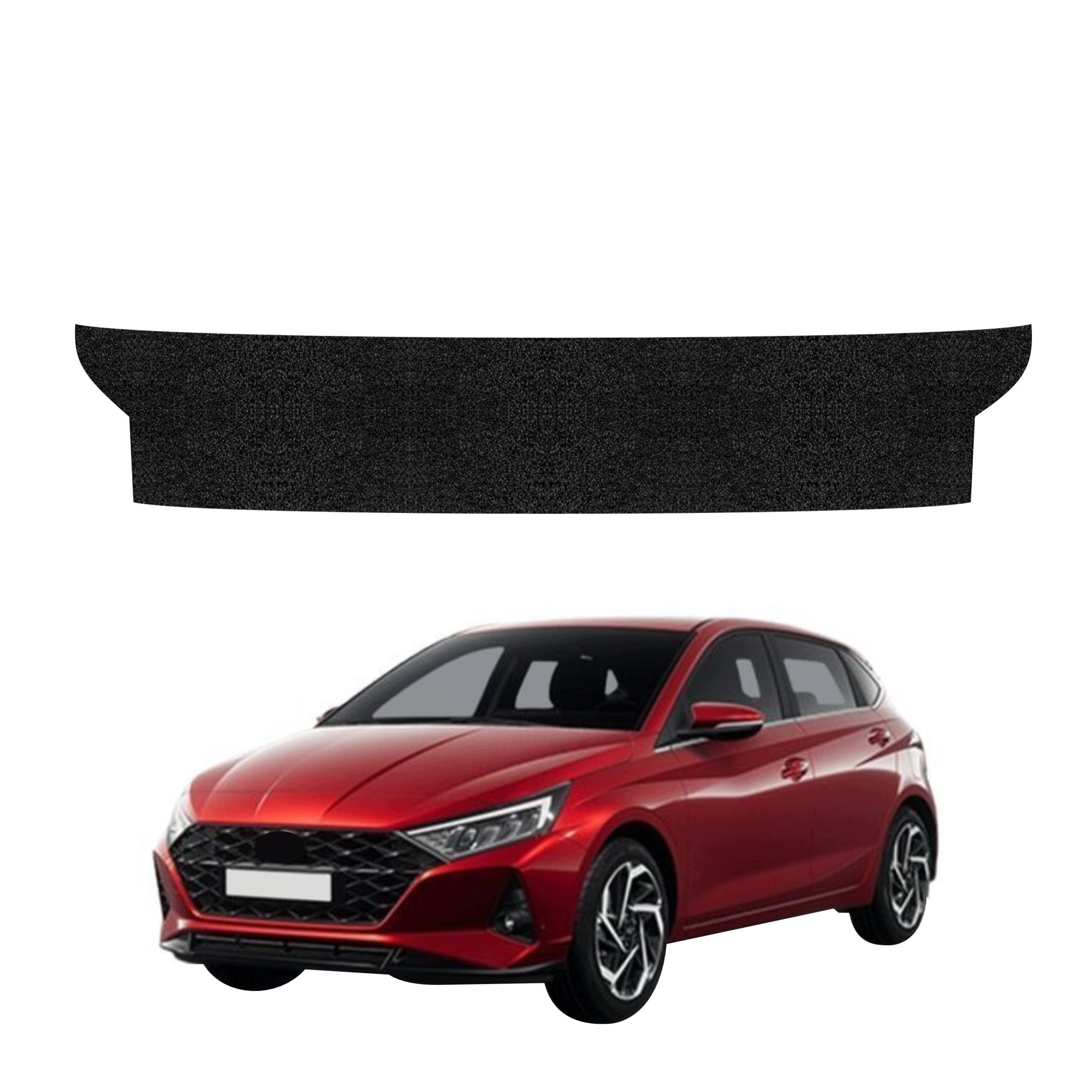Czarna powłoka techniczna HeavyDuty Black na próg bagażnika do Hyundai i20 (2023-2026) – Ochrona na najwyższym poziomie
