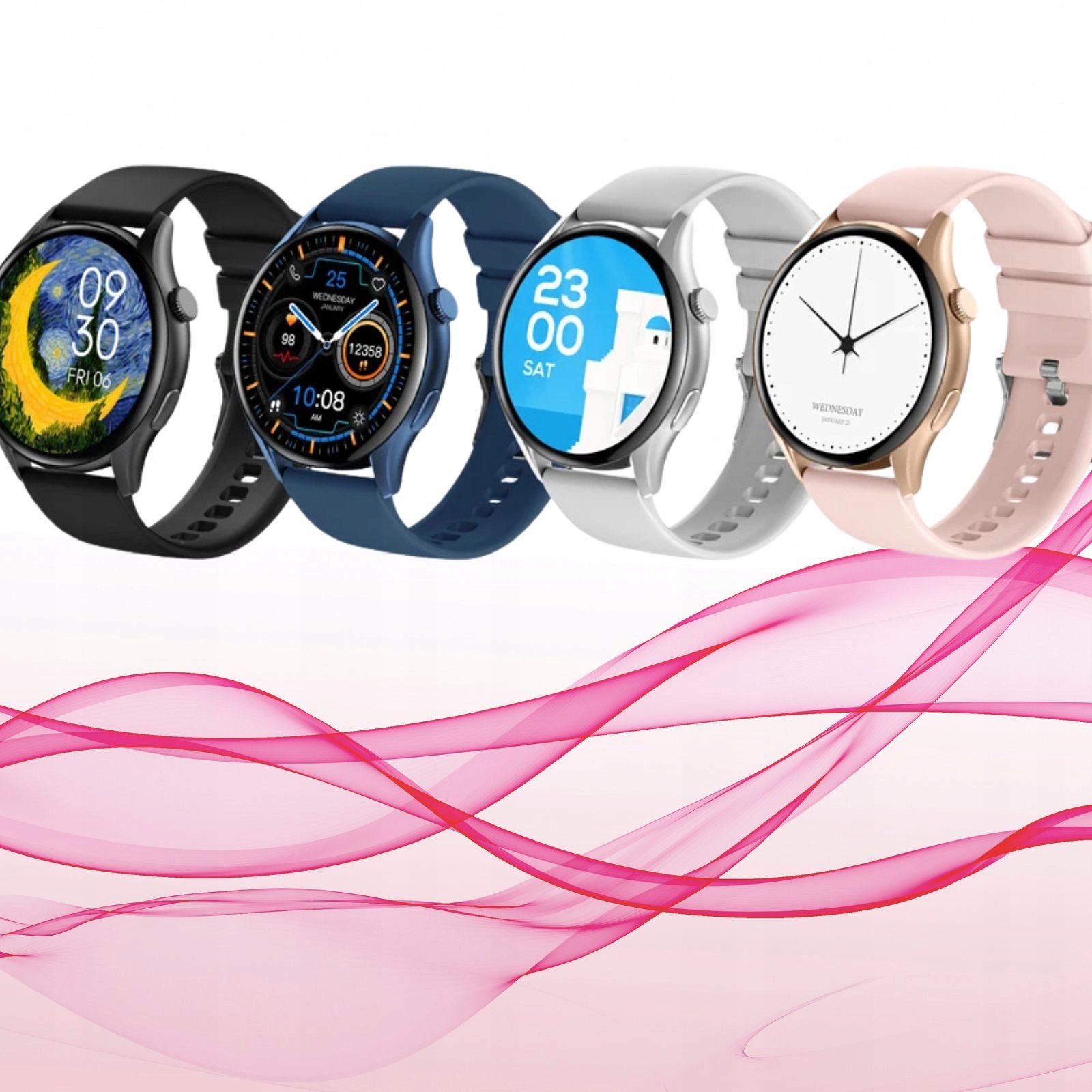 Zegarek damski SMARTWATCH GRAVITY GT11-5 RGD/RGD/PK – Styl i funkcjonalność w jednym