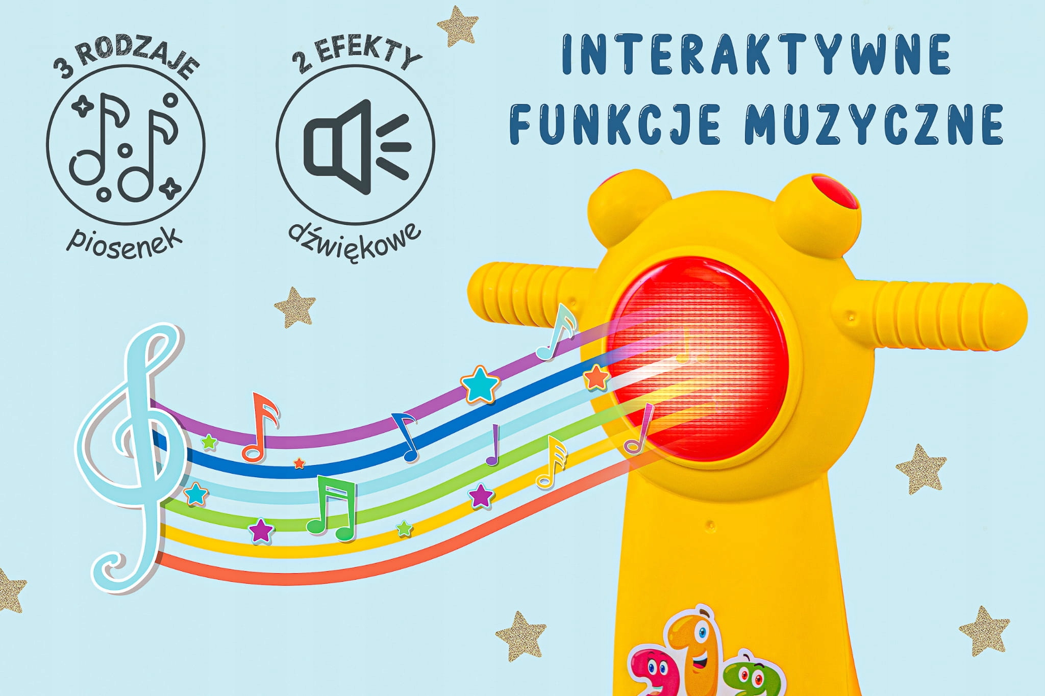 Interaktywne funkcje dźwiękowe i świetlne