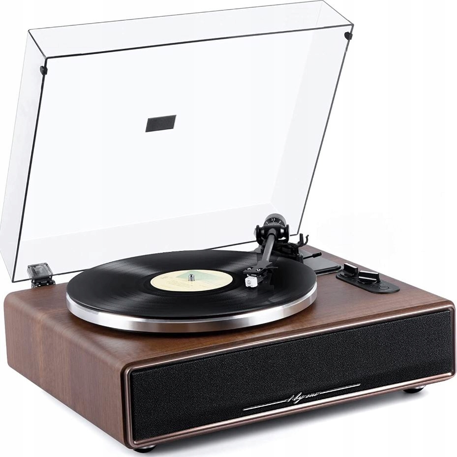 Gramofon 1 by ONE H009 z wbudowanym głośnikiem Bluetooth – Muzyka w Twoim stylu