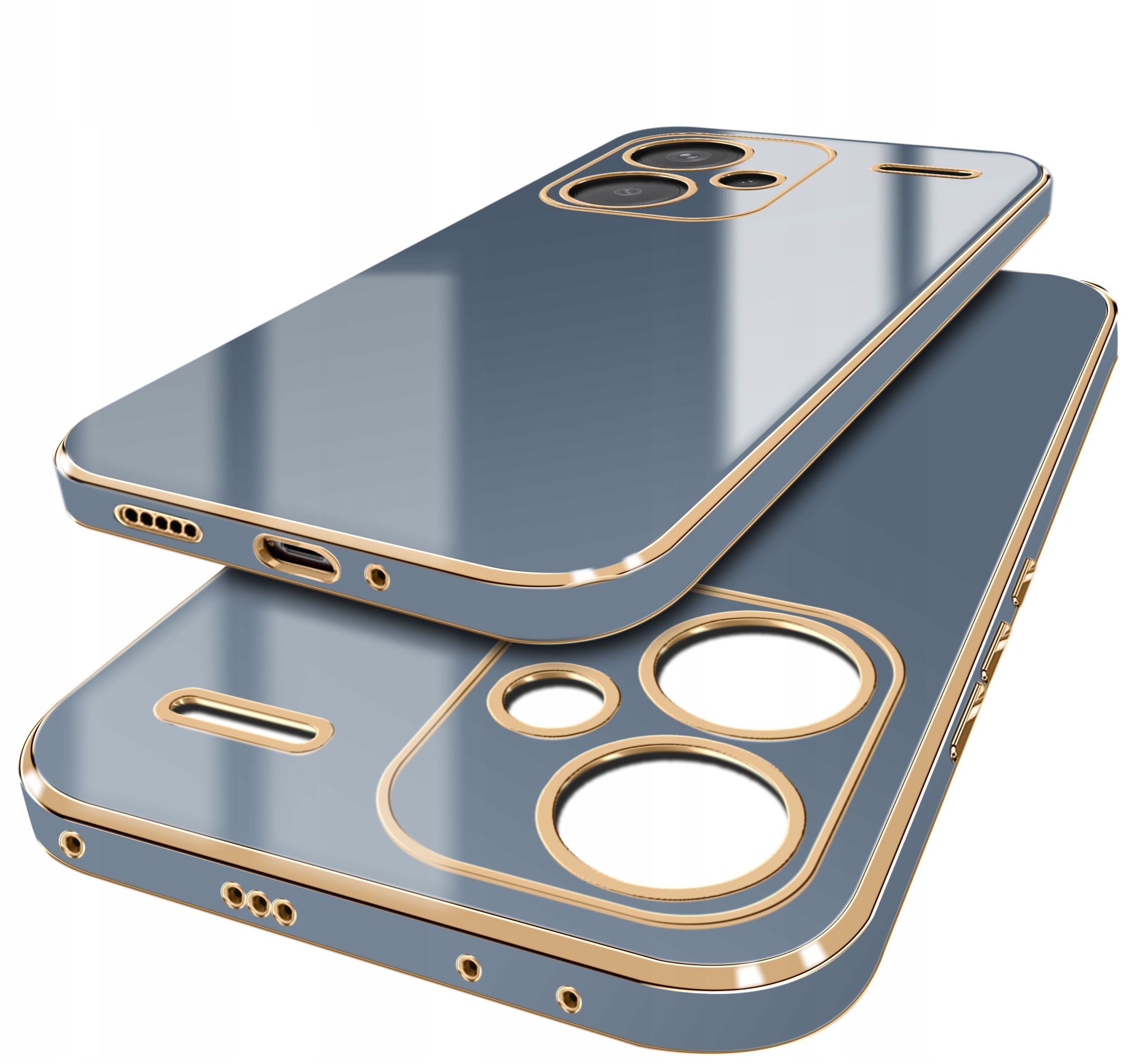 Etui do Xiaomi Redmi Note 13 Pro+ Plus 5G GOLD GLAMOUR – Elegancka ochrona dla Twojego smartfona