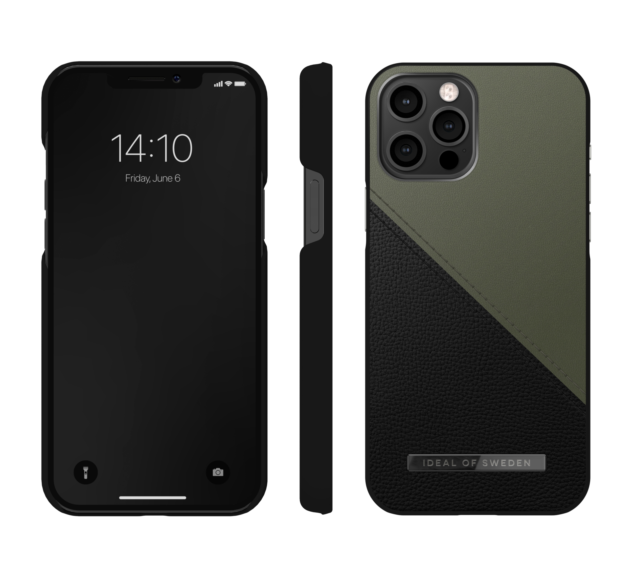 Etui Do Apple iPhone 12 Pro Max Ideal Of Sweden Onyx Intense Khaki Case – Styl i ochrona w jednym