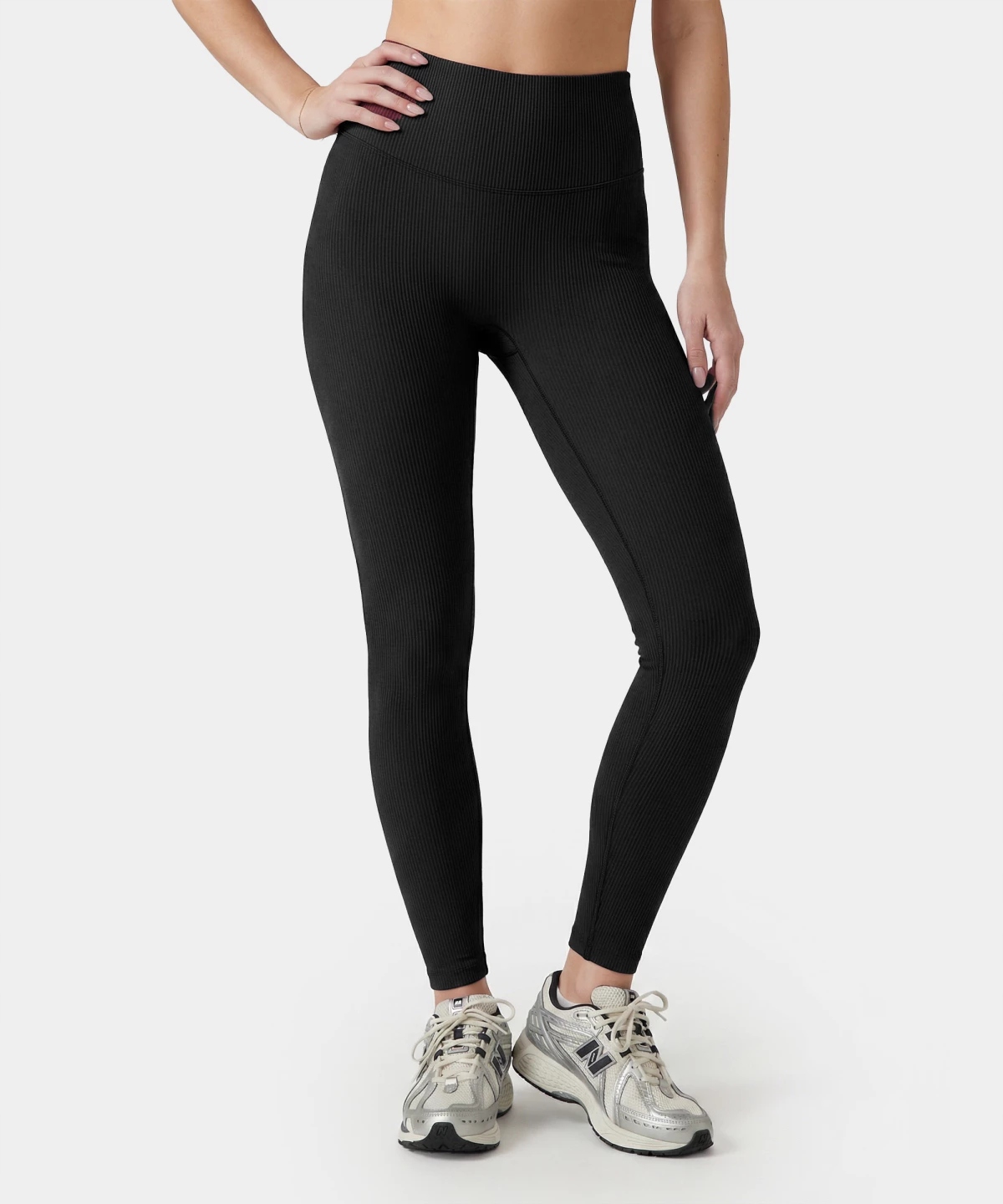 Damskie legginsy getry Carpatree Rib Profile Midnight Black – Komfort i styl na każdą okazję