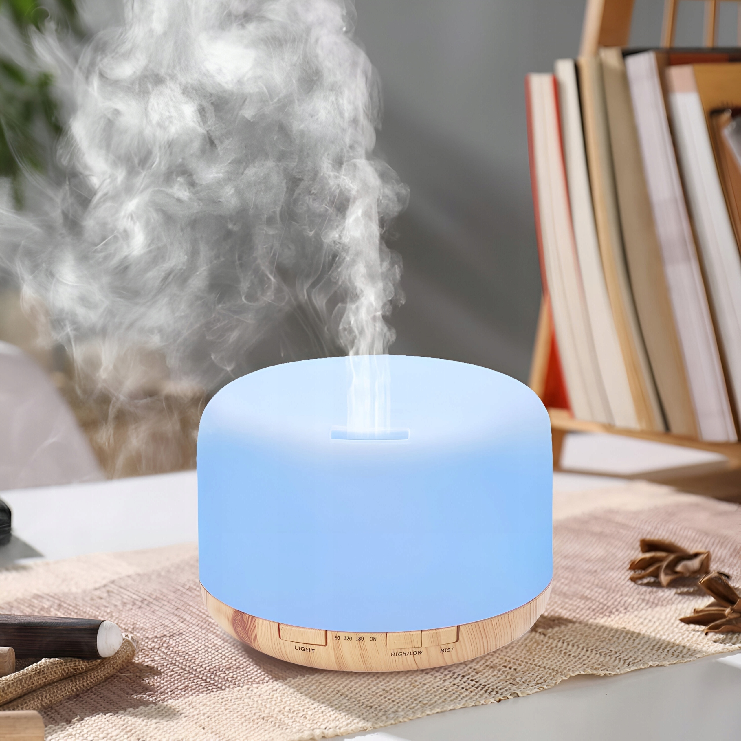 Funkcje dodatkowe – lampka nocna i aromaterapia