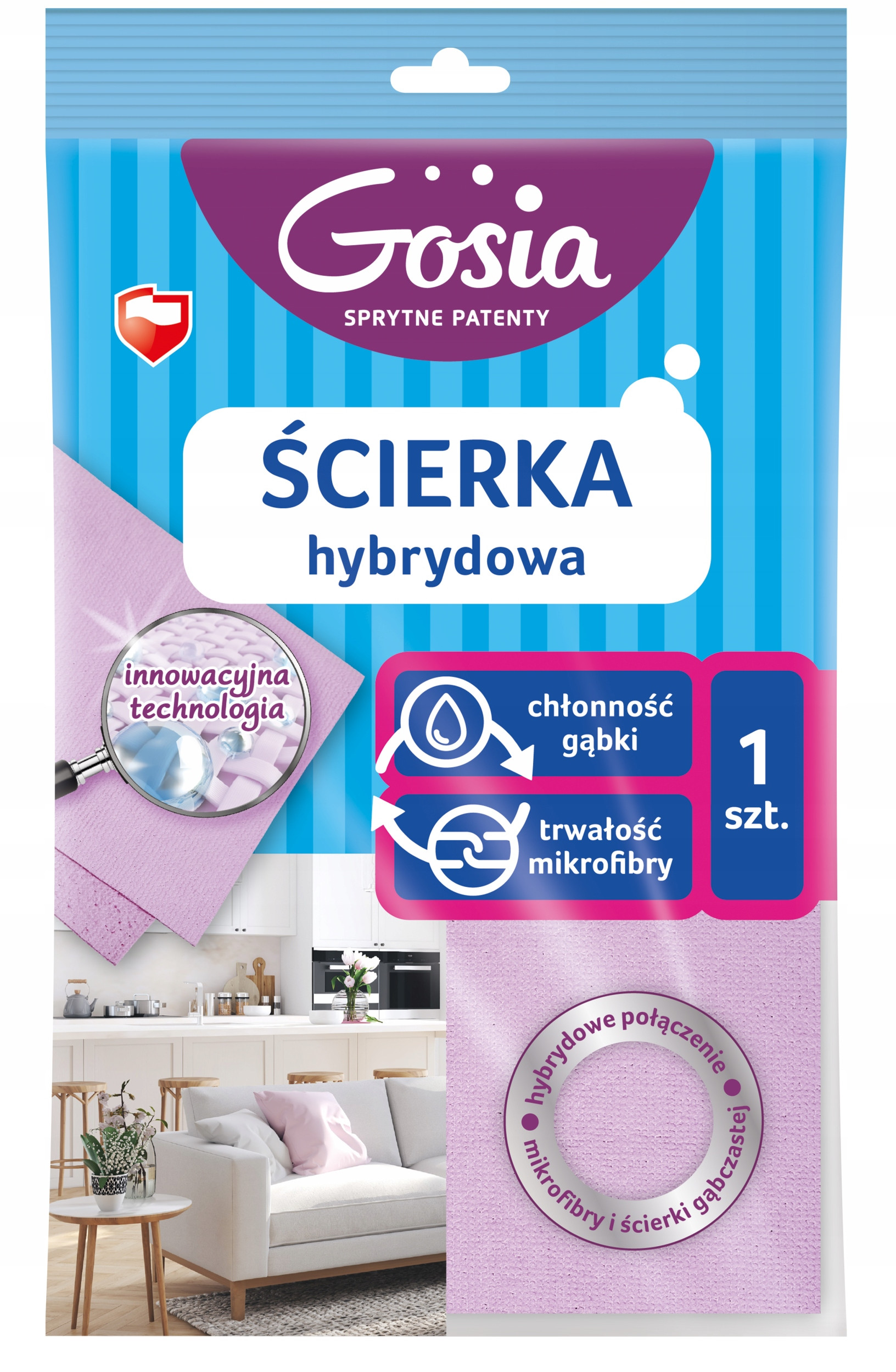 Politan Gosia Ścierka Mikrofibra Hybrydowa – Idealna do codziennych porządków