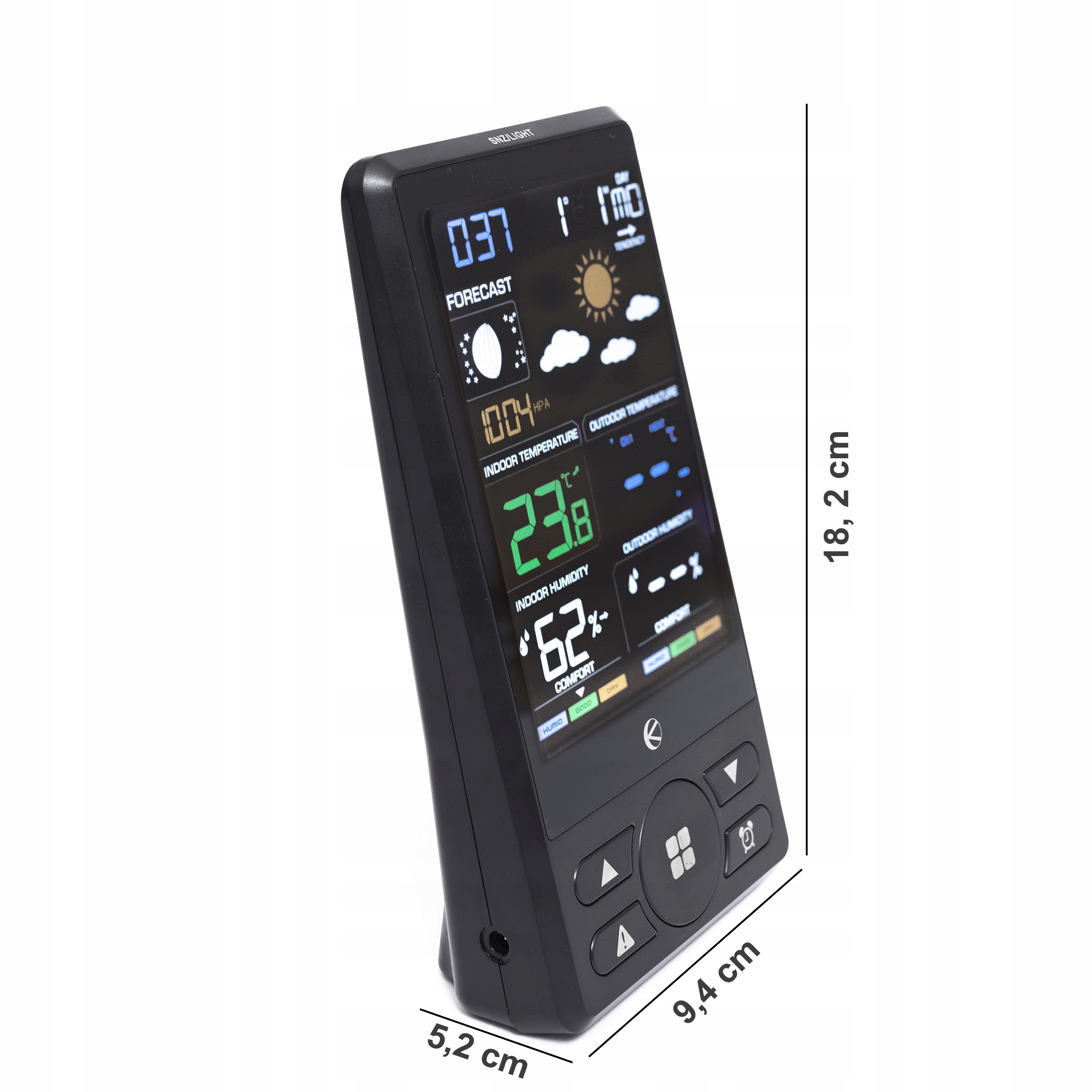 Wbudowany budzik i kalendarz