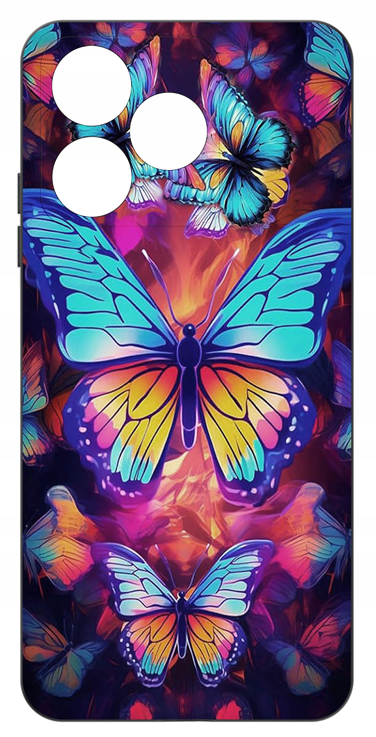 ETUI do Realme C51 | C53 WZORY | SILIKONOWE MATT CASE + SZKŁO HARTOWANE 9H