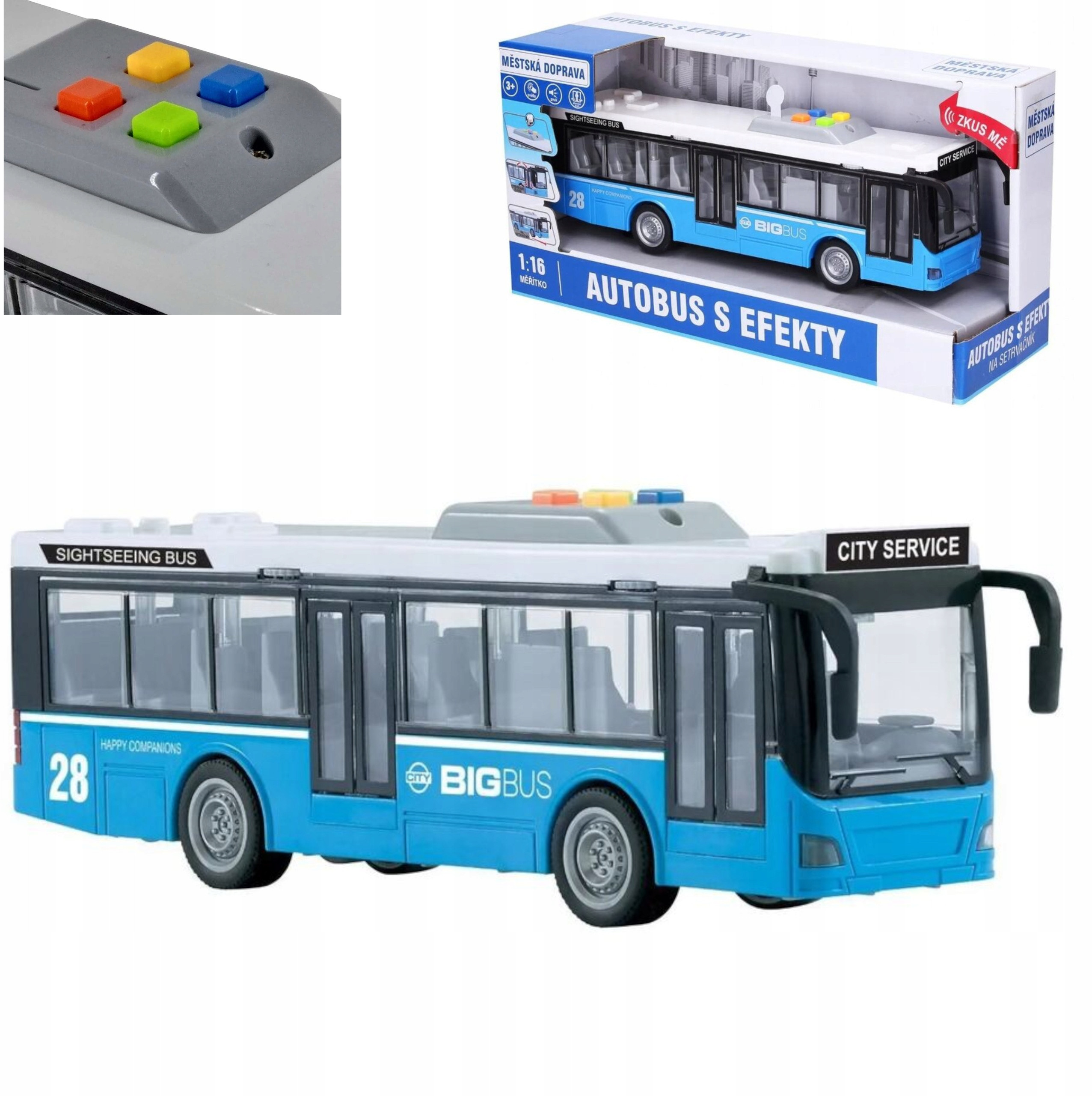 Interaktywne dźwięki i światła – Odkryj funkcje zabawki