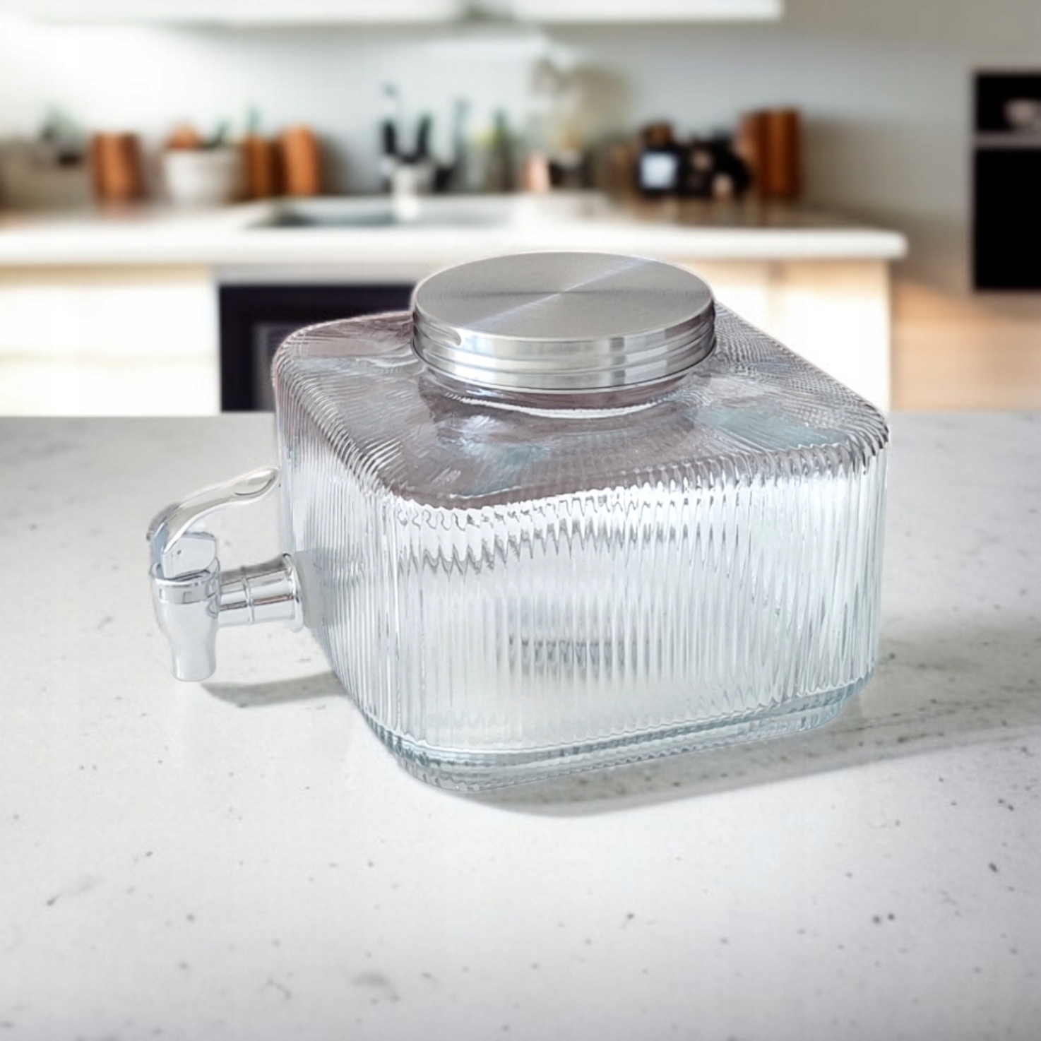 Wykonanie z grubego szkła – Utrzymuje niską temperaturę napojów