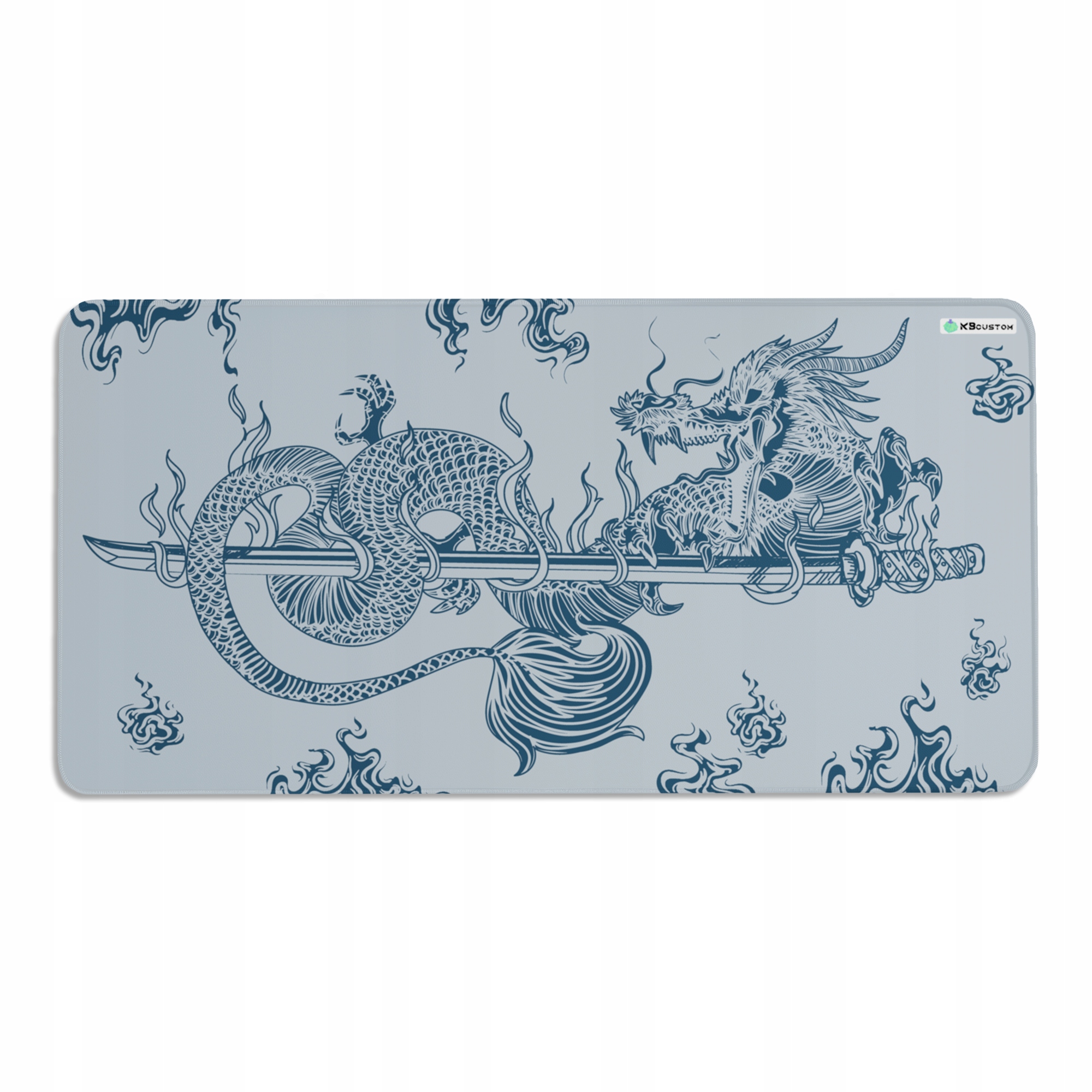 DUŻA PODKŁADKA MATA POD MYSZKĘ MYSZ 120x60cm XXXL KBcustom Biurko Dragon 15 – Idealne rozwiązanie dla Twojego biurka