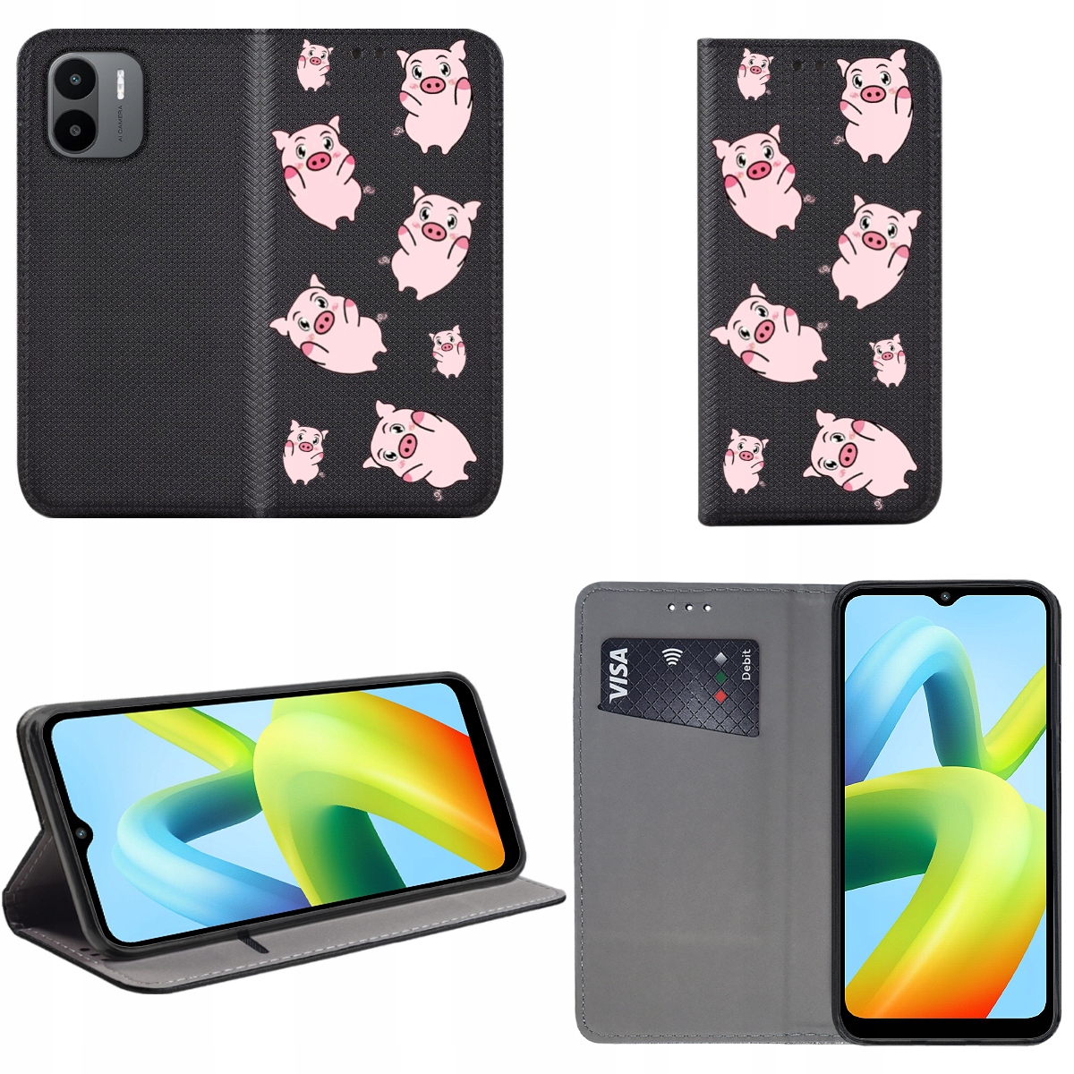 Etui do Xiaomi Redmi A1 | A2 MAGNET WZORY – Styl i ochrona w jednym