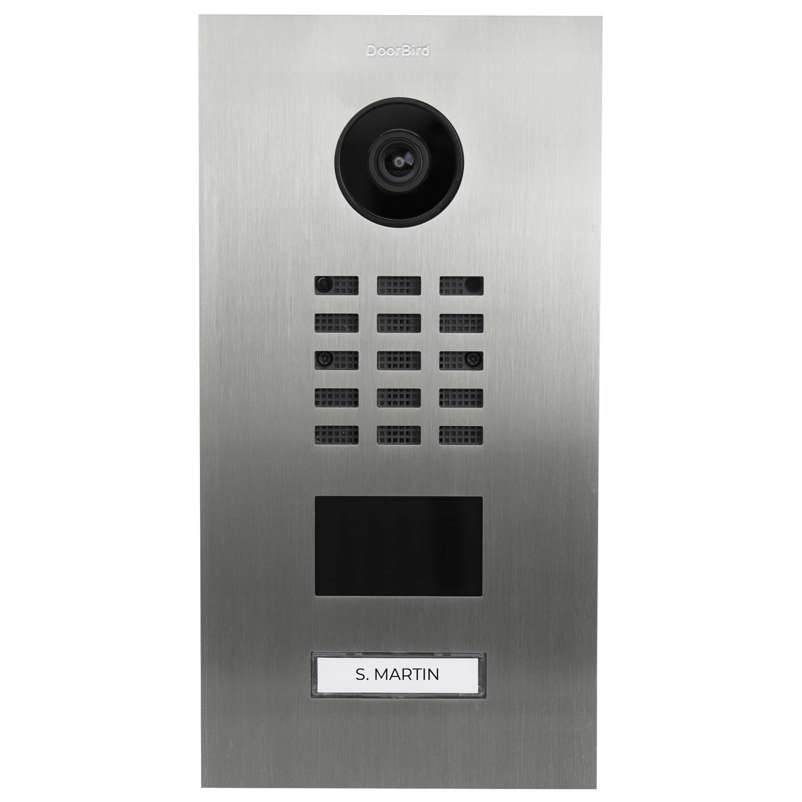 DoorBird D2101V – Nowoczesna wideo brama IP ze stali nierdzewnej