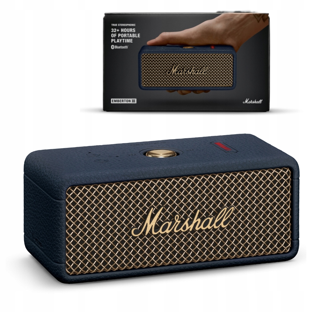 Głośnik przenośny Marshall Emberton III Niebieski – Muzyka w Twoim zasięgu
