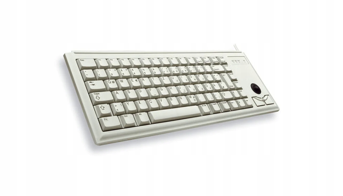 Wbudowany trackball i przyciski myszy – Komfortowe sterowanie