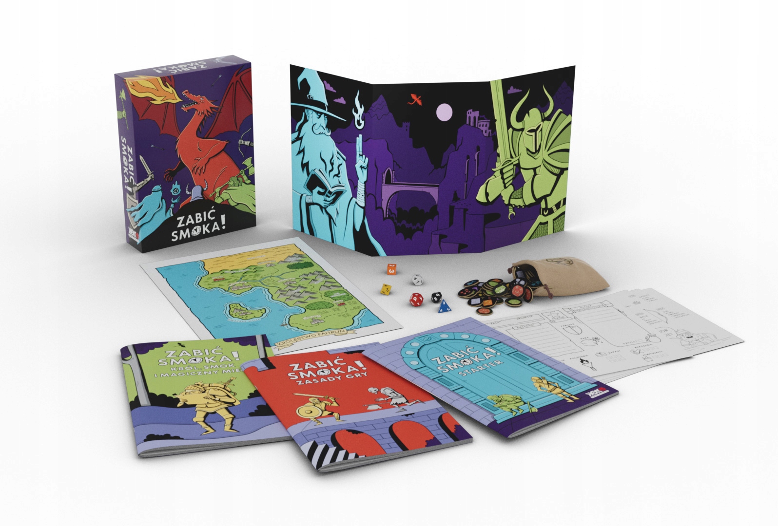 Zawartość zestawu – wszystko, co potrzebne do gry
